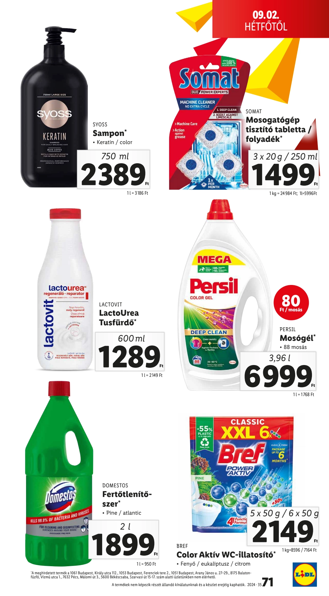 Lapozható Lidl szórólap 2024. 08.29-09.04 - 71. oldal Lapozható Lidl szórólap 2024. 08.29-09.04 - 71. oldal