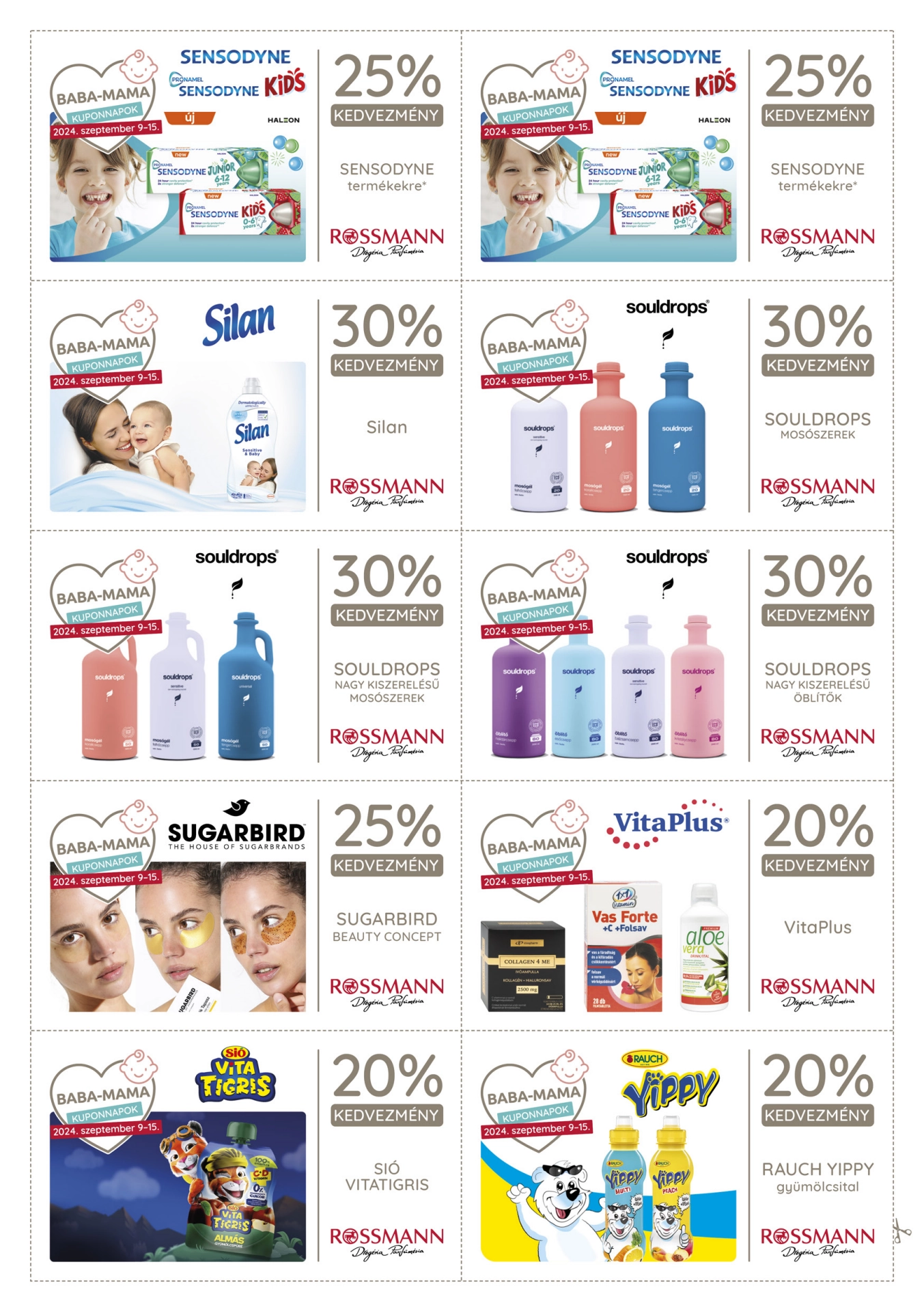 Lapozható Rossmann szórólap 2024. 09.09-09.15 - 10. oldal Lapozható Rossmann szórólap 2024. 09.09-09.15 - 10. oldal