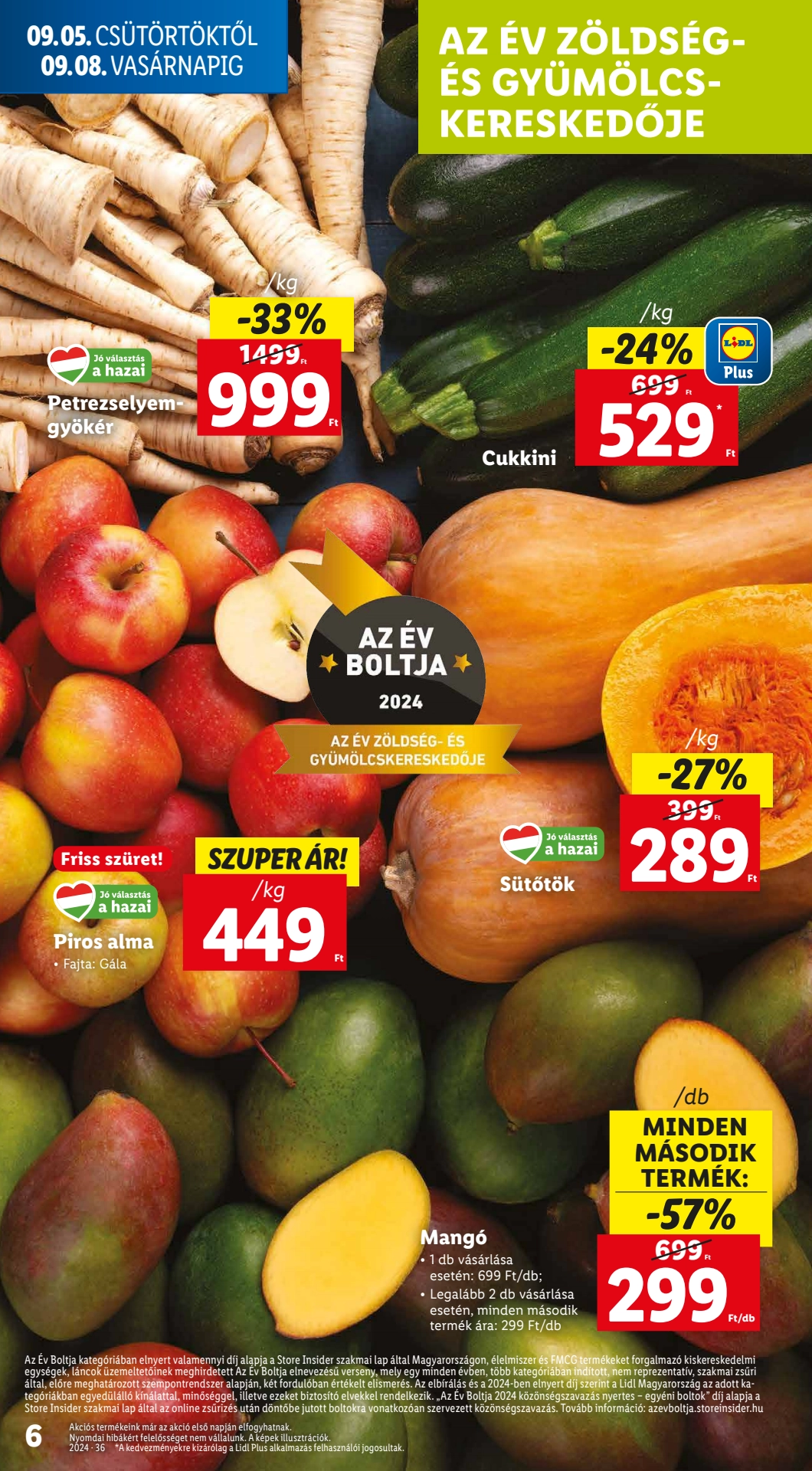 Lapozható Lidl szórólap 2024. 09.05-09.11 - 6. oldal Lapozható Lidl szórólap 2024. 09.05-09.11 - 6. oldal