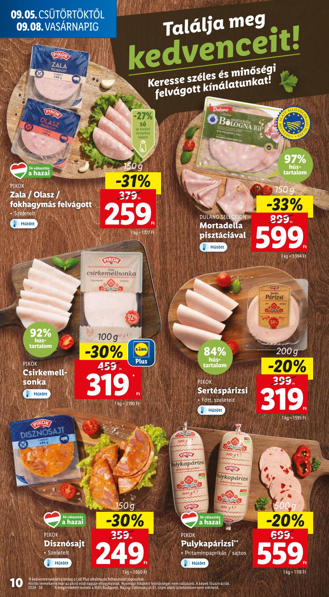 Lapozható Lidl szórólap 2024. 09.05-09.11 - 10. oldal Lapozható Lidl szórólap 2024. 09.05-09.11 - 10. oldal