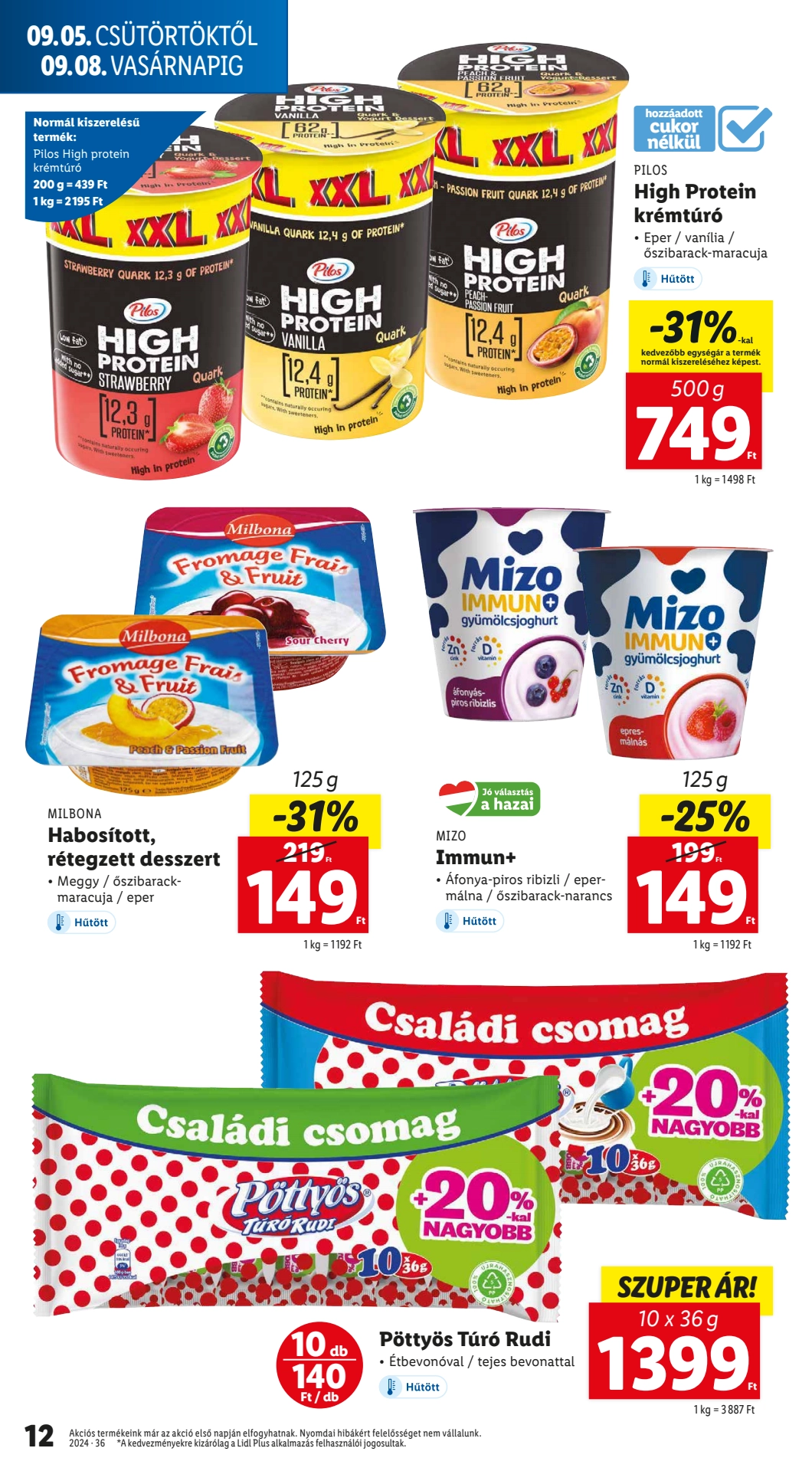 Lapozható Lidl szórólap 2024. 09.05-09.11 - 12. oldal Lapozható Lidl szórólap 2024. 09.05-09.11 - 12. oldal