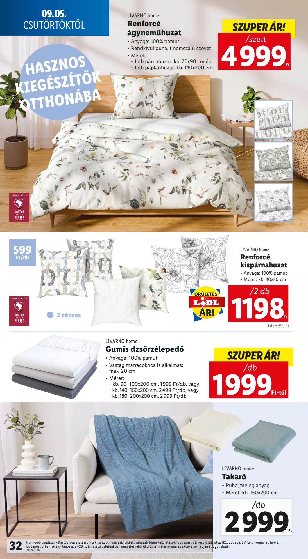 Lapozható Lidl szórólap 2024. 09.05-09.11 - 32. oldal Lapozható Lidl szórólap 2024. 09.05-09.11 - 32. oldal
