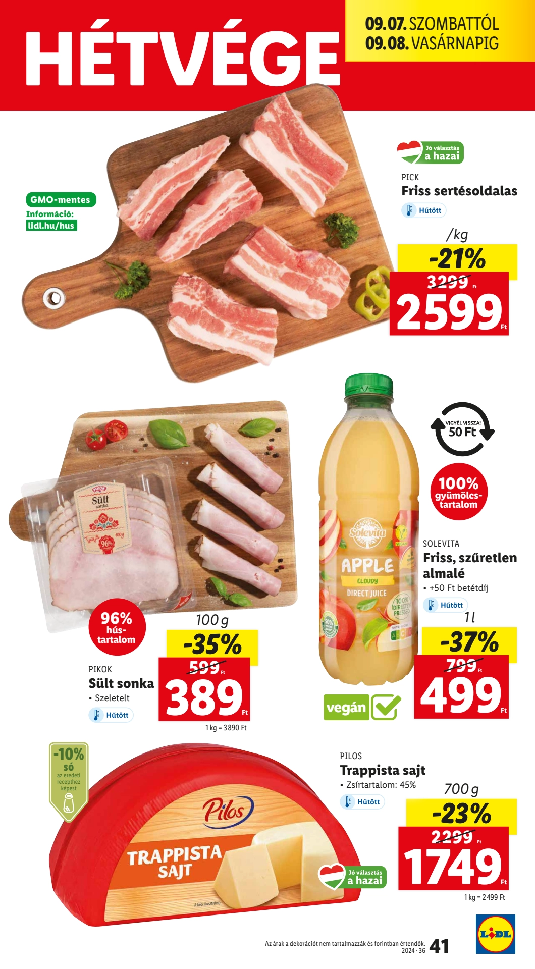 Lapozható Lidl szórólap 2024. 09.05-09.11 - 41. oldal Lapozható Lidl szórólap 2024. 09.05-09.11 - 41. oldal