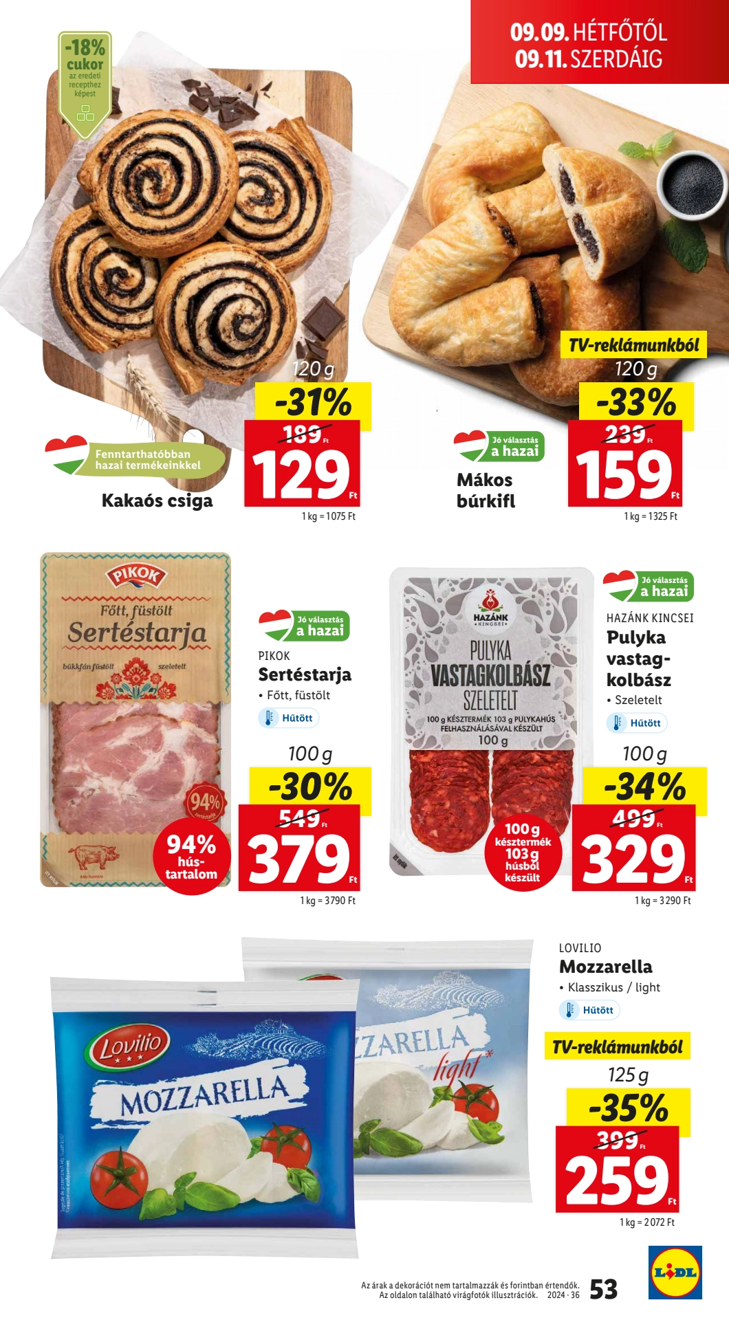 Lapozható Lidl szórólap 2024. 09.05-09.11 - 53. oldal Lapozható Lidl szórólap 2024. 09.05-09.11 - 53. oldal