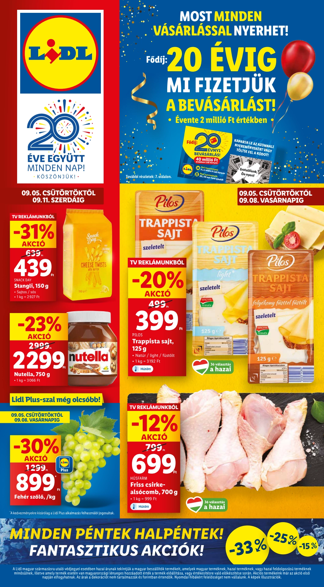 Lapozható Lidl szórólap 2024. 09.05-09.11 - 1. oldal Lapozható Lidl szórólap 2024. 09.05-09.11 - 1. oldal
