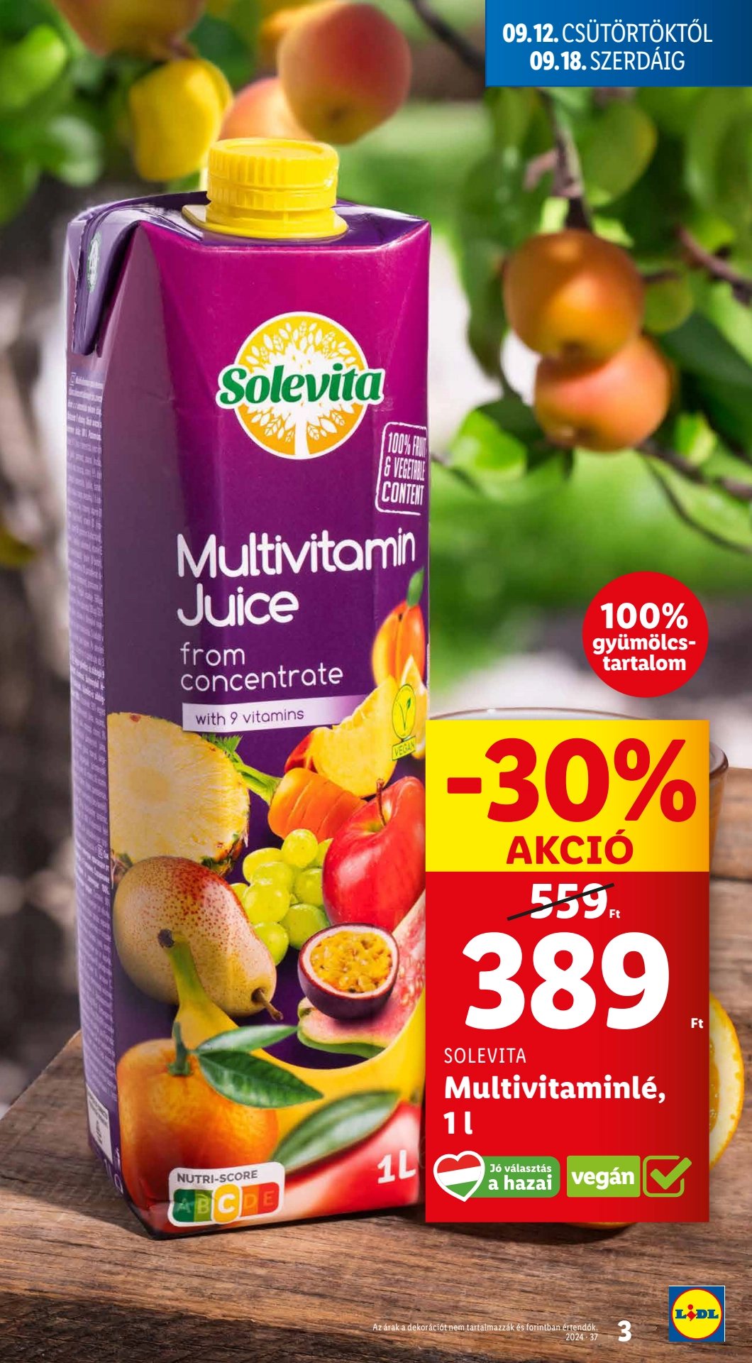 Lapozható Lidl szórólap 2024. 09.12-09.18 - 3. oldal Lapozható Lidl szórólap 2024. 09.12-09.18 - 3. oldal