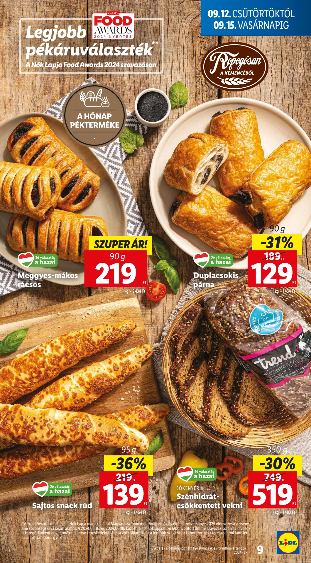 Lapozható Lidl szórólap 2024. 09.12-09.18 - 9. oldal Lapozható Lidl szórólap 2024. 09.12-09.18 - 9. oldal