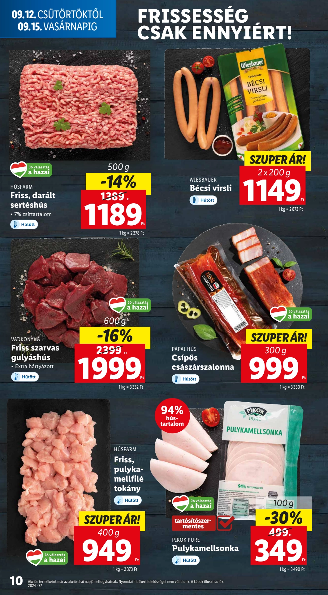 Lapozható Lidl szórólap 2024. 09.12-09.18 - 10. oldal Lapozható Lidl szórólap 2024. 09.12-09.18 - 10. oldal