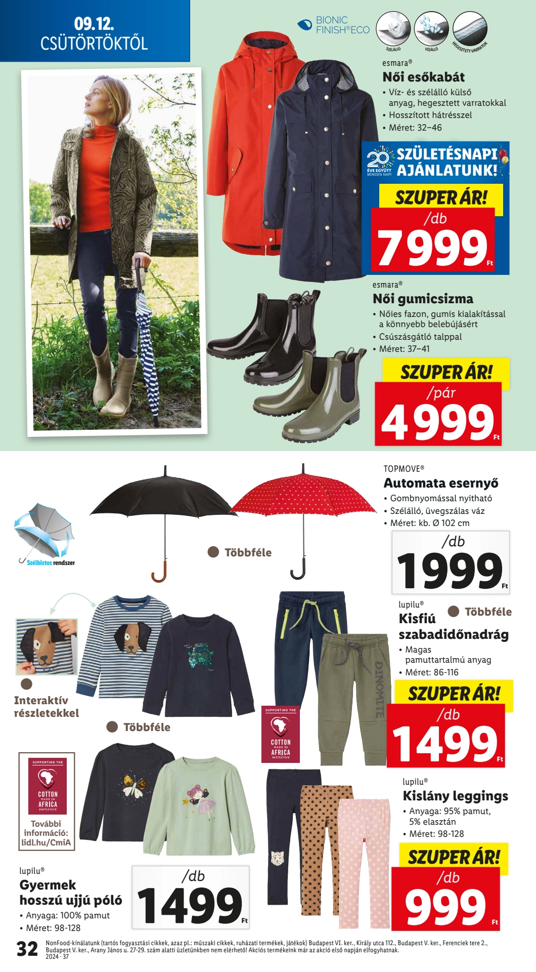 Lapozható Lidl szórólap 2024. 09.12-09.18 - 32. oldal Lapozható Lidl szórólap 2024. 09.12-09.18 - 32. oldal