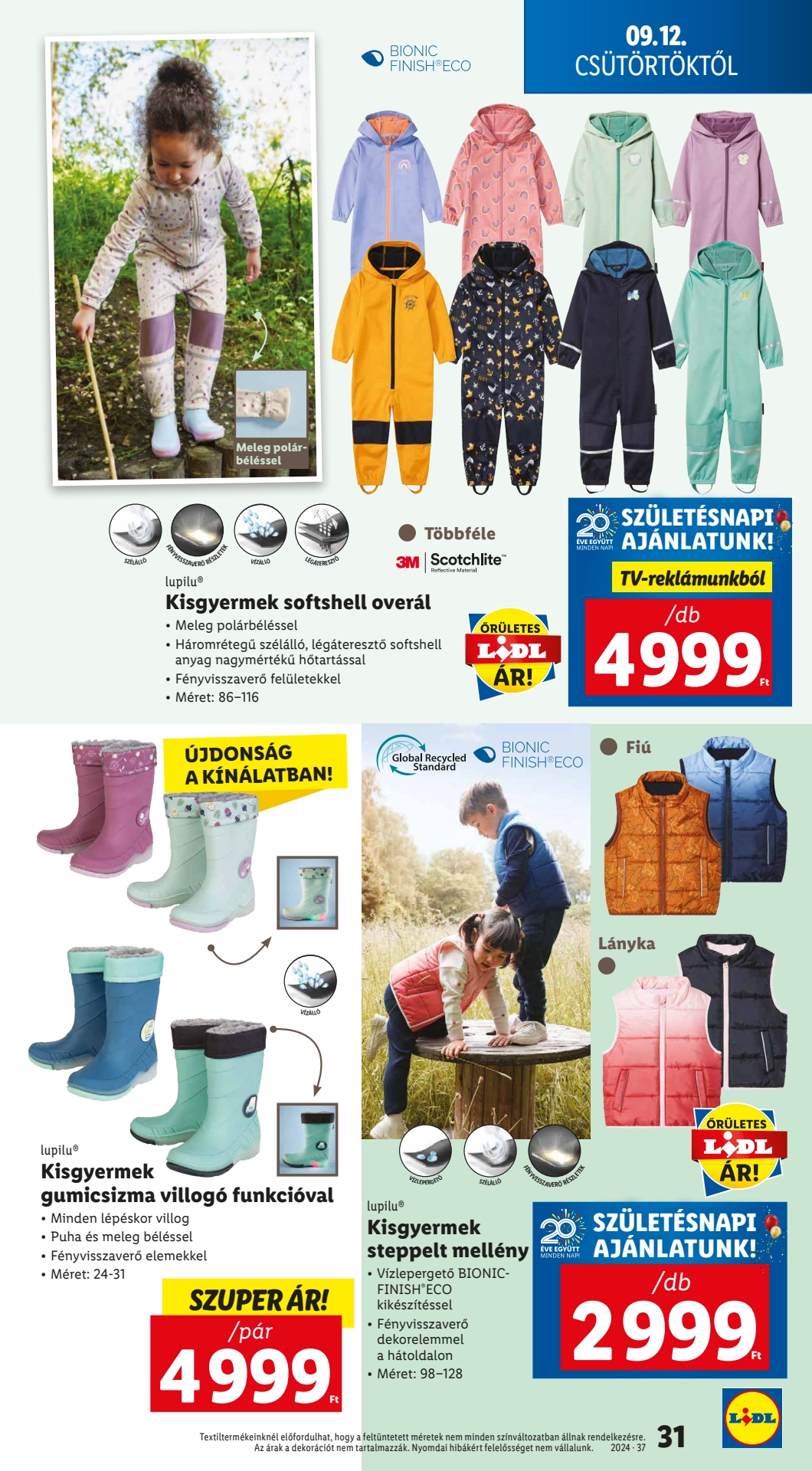 Lapozható Lidl szórólap 2024. 09.12-09.18 - 31. oldal Lapozható Lidl szórólap 2024. 09.12-09.18 - 31. oldal
