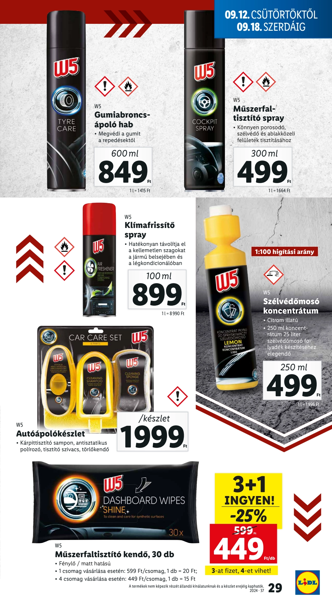 Lapozható Lidl szórólap 2024. 09.12-09.18 - 29. oldal Lapozható Lidl szórólap 2024. 09.12-09.18 - 29. oldal