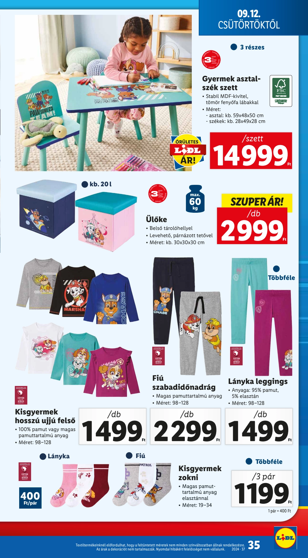 Lapozható Lidl szórólap 2024. 09.12-09.18 - 35. oldal Lapozható Lidl szórólap 2024. 09.12-09.18 - 35. oldal