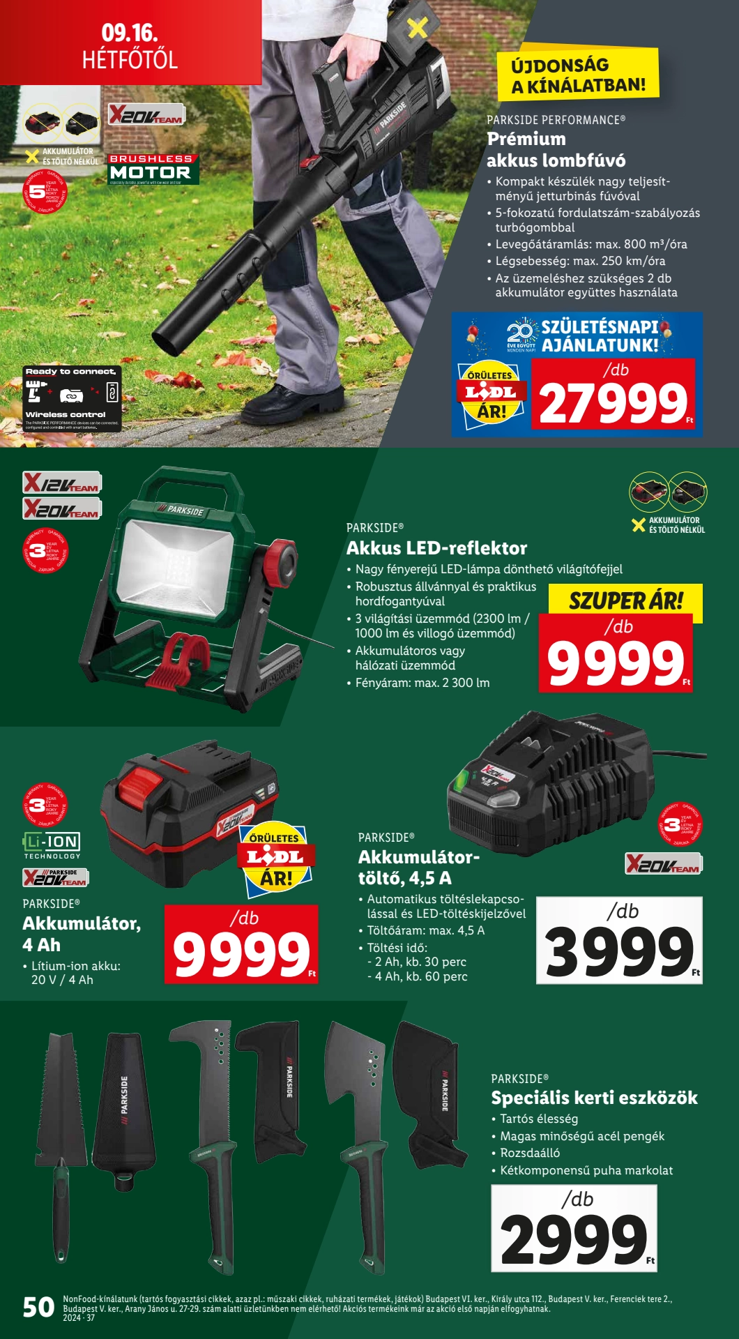 Lapozható Lidl szórólap 2024. 09.12-09.18 - 50. oldal Lapozható Lidl szórólap 2024. 09.12-09.18 - 50. oldal