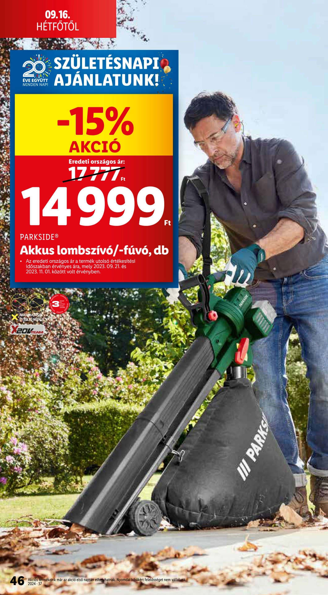 Lapozható Lidl szórólap 2024. 09.12-09.18 - 46. oldal Lapozható Lidl szórólap 2024. 09.12-09.18 - 46. oldal