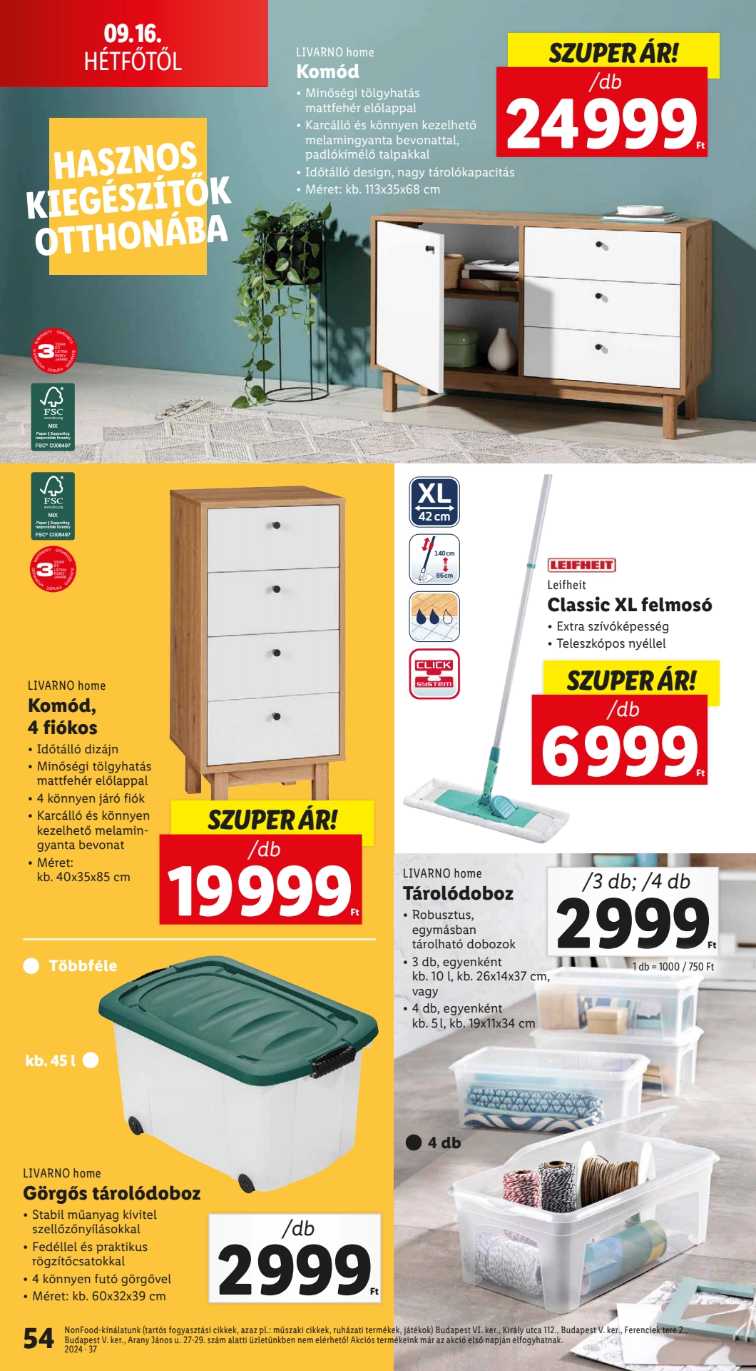 Lapozható Lidl szórólap 2024. 09.12-09.18 - 54. oldal Lapozható Lidl szórólap 2024. 09.12-09.18 - 54. oldal