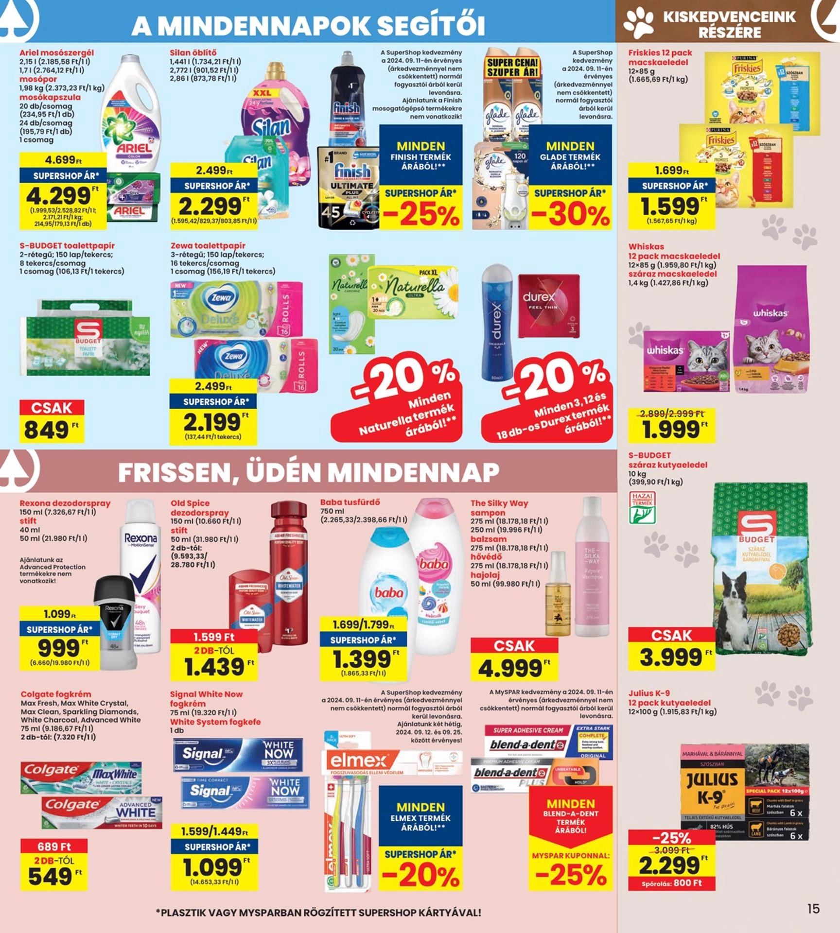 Lapozható Interspar szórólap 2024. 09.12-09.18 - 15. oldal Lapozható Interspar szórólap 2024. 09.12-09.18 - 15. oldal