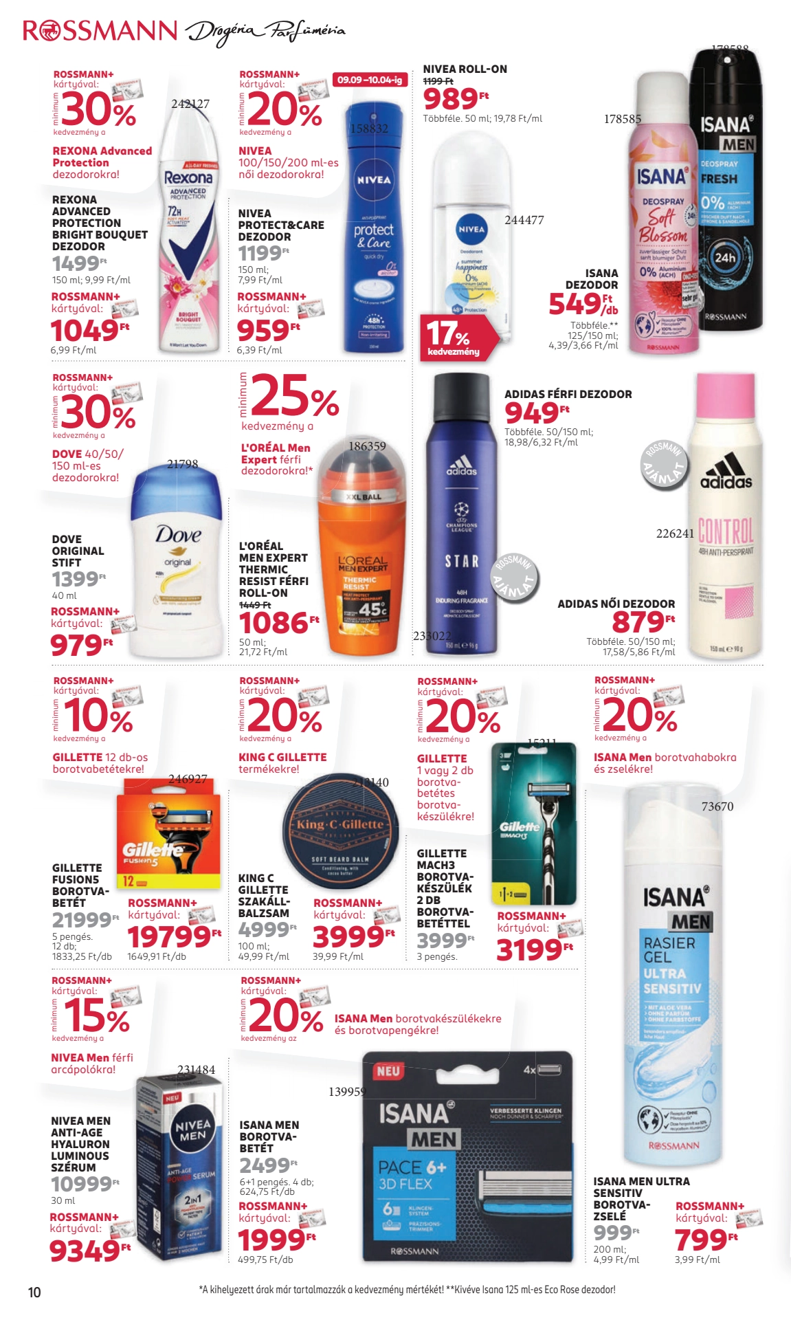 Lapozható Rossmann szórólap 2024. 09.09-09.20 - 10. oldal Lapozható Rossmann szórólap 2024. 09.09-09.20 - 10. oldal