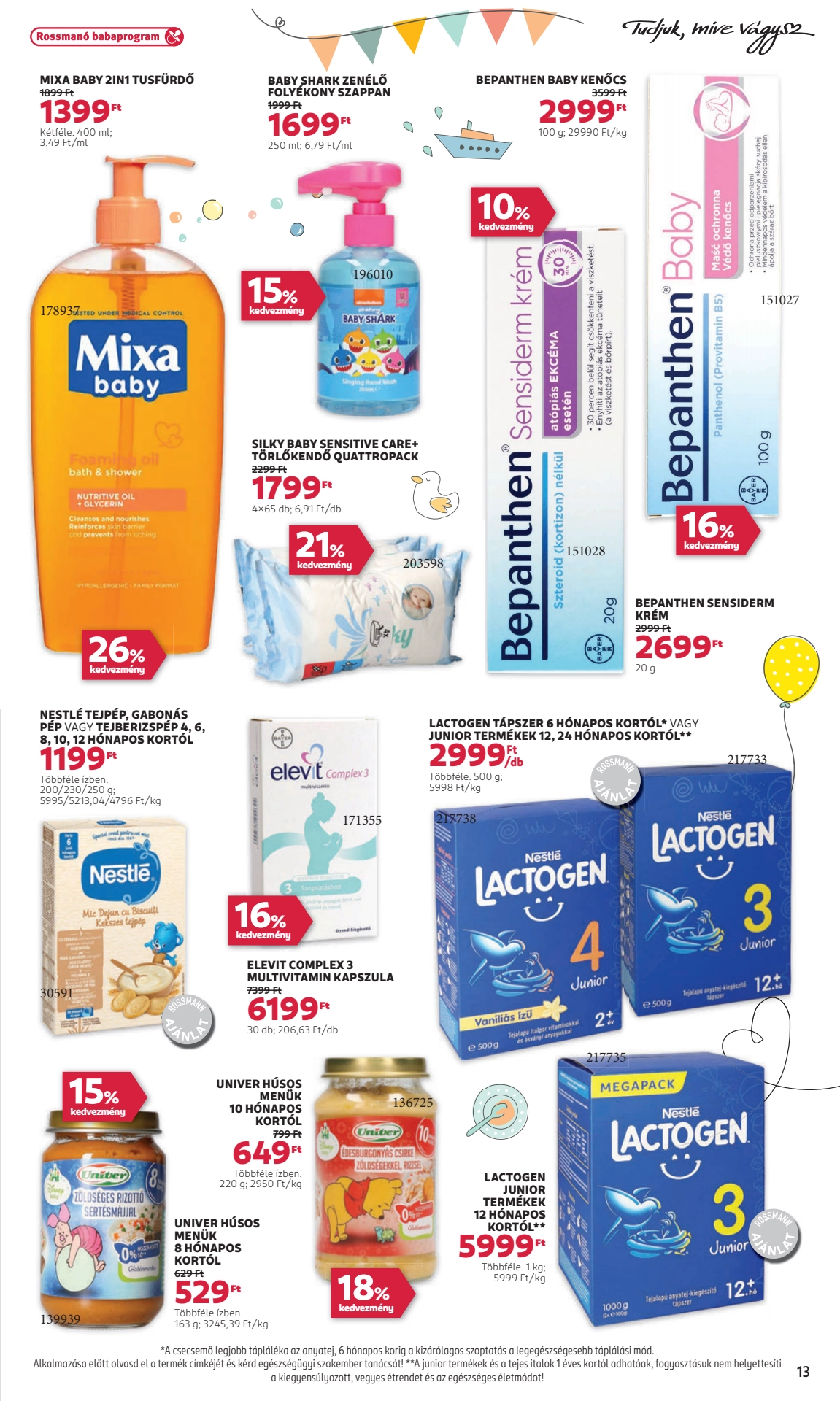 Lapozható Rossmann szórólap 2024. 09.09-09.20 - 13. oldal Lapozható Rossmann szórólap 2024. 09.09-09.20 - 13. oldal