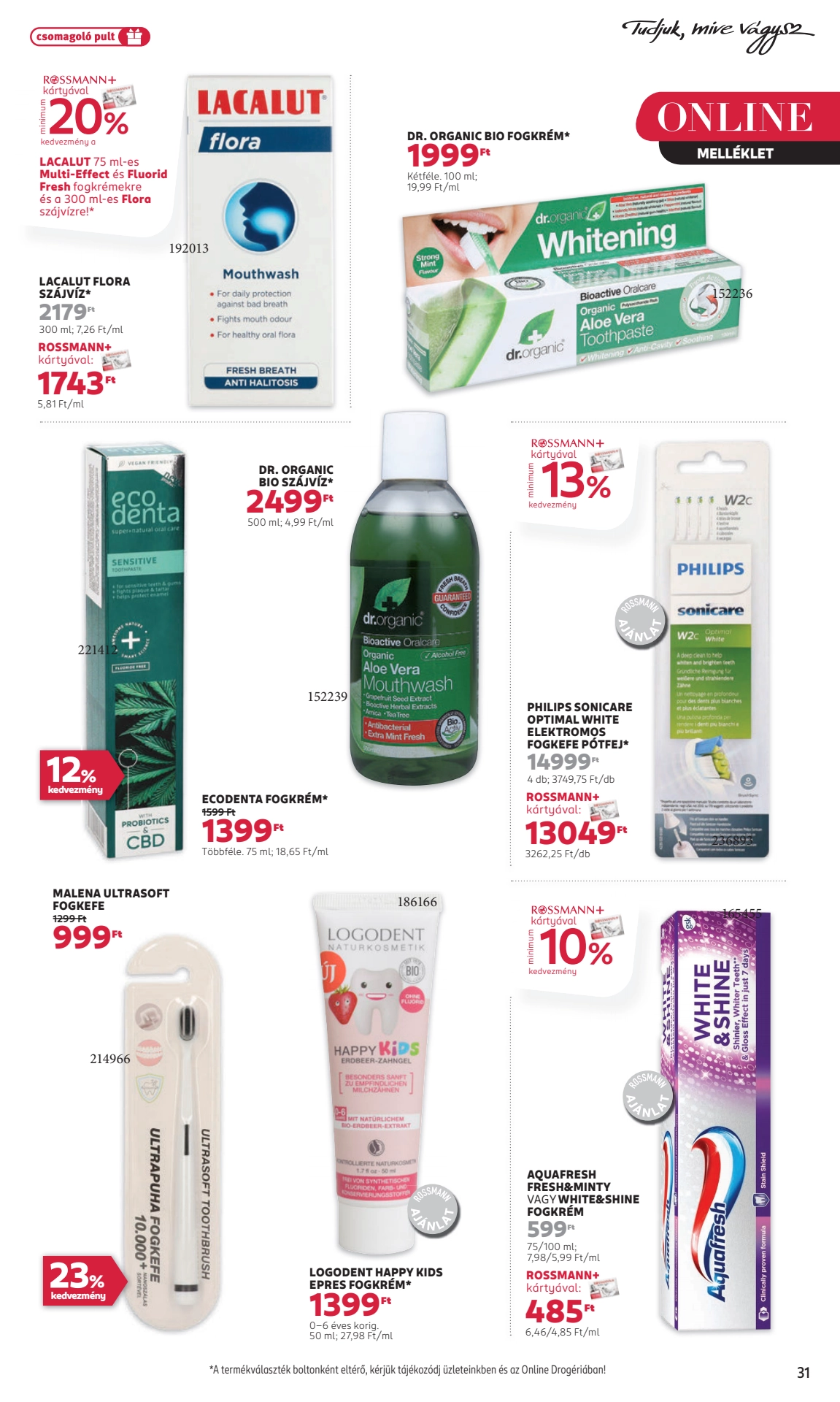 Lapozható Rossmann szórólap 2024. 09.09-09.20 - 33. oldal Lapozható Rossmann szórólap 2024. 09.09-09.20 - 33. oldal