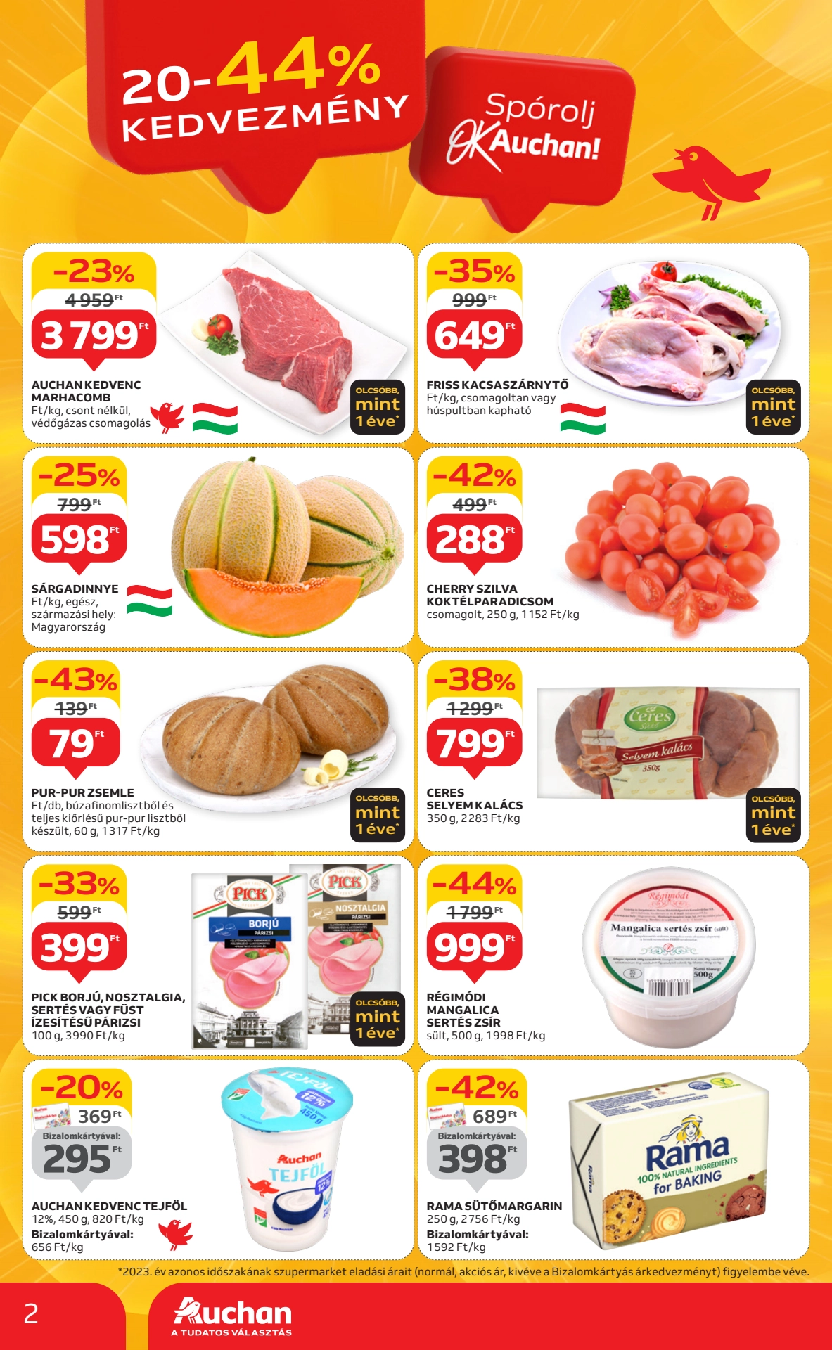 Lapozható Auchan Szupermarket szórólap 2024. 09.12-09.18 - 2. oldal Lapozható Auchan Szupermarket szórólap 2024. 09.12-09.18 - 2. oldal