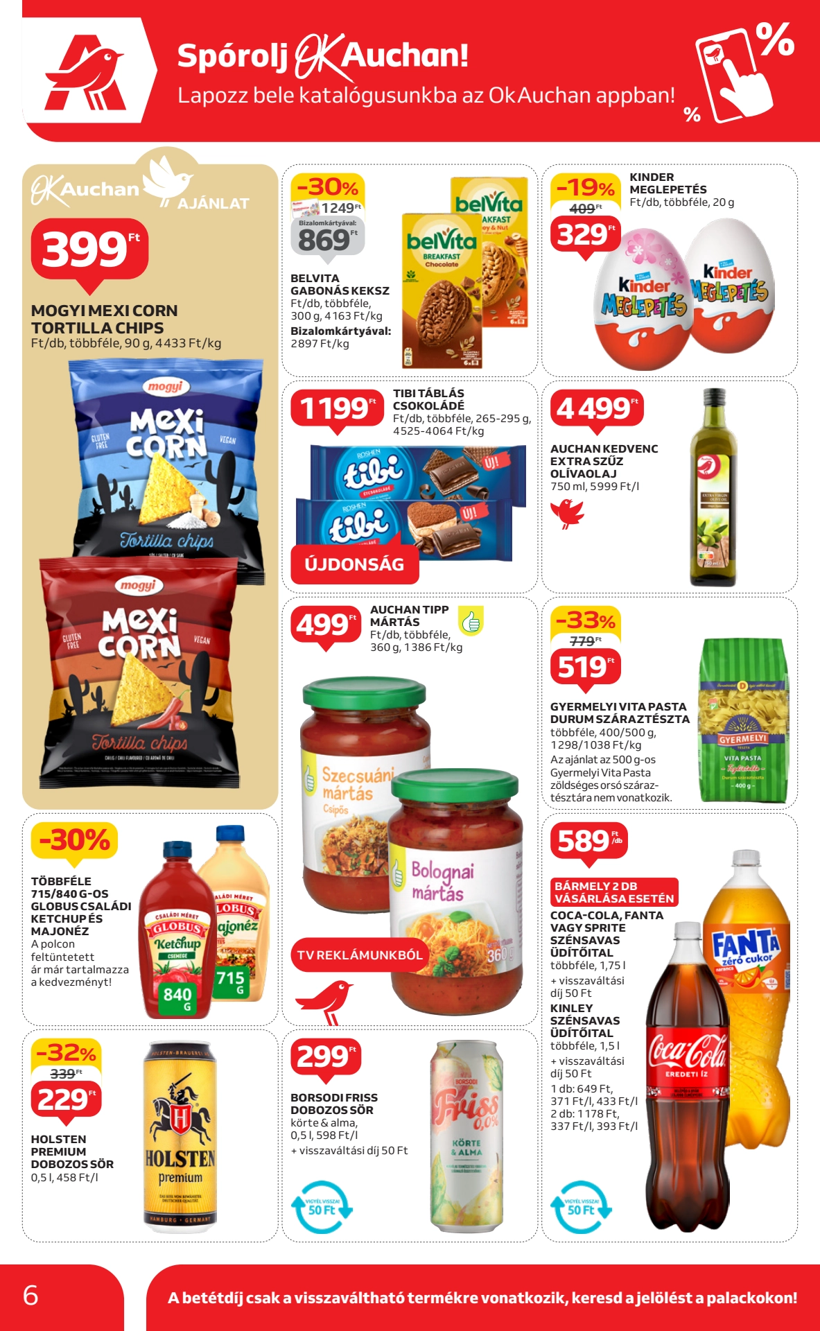 Lapozható Auchan Szupermarket szórólap 2024. 09.12-09.18 - 6. oldal Lapozható Auchan Szupermarket szórólap 2024. 09.12-09.18 - 6. oldal