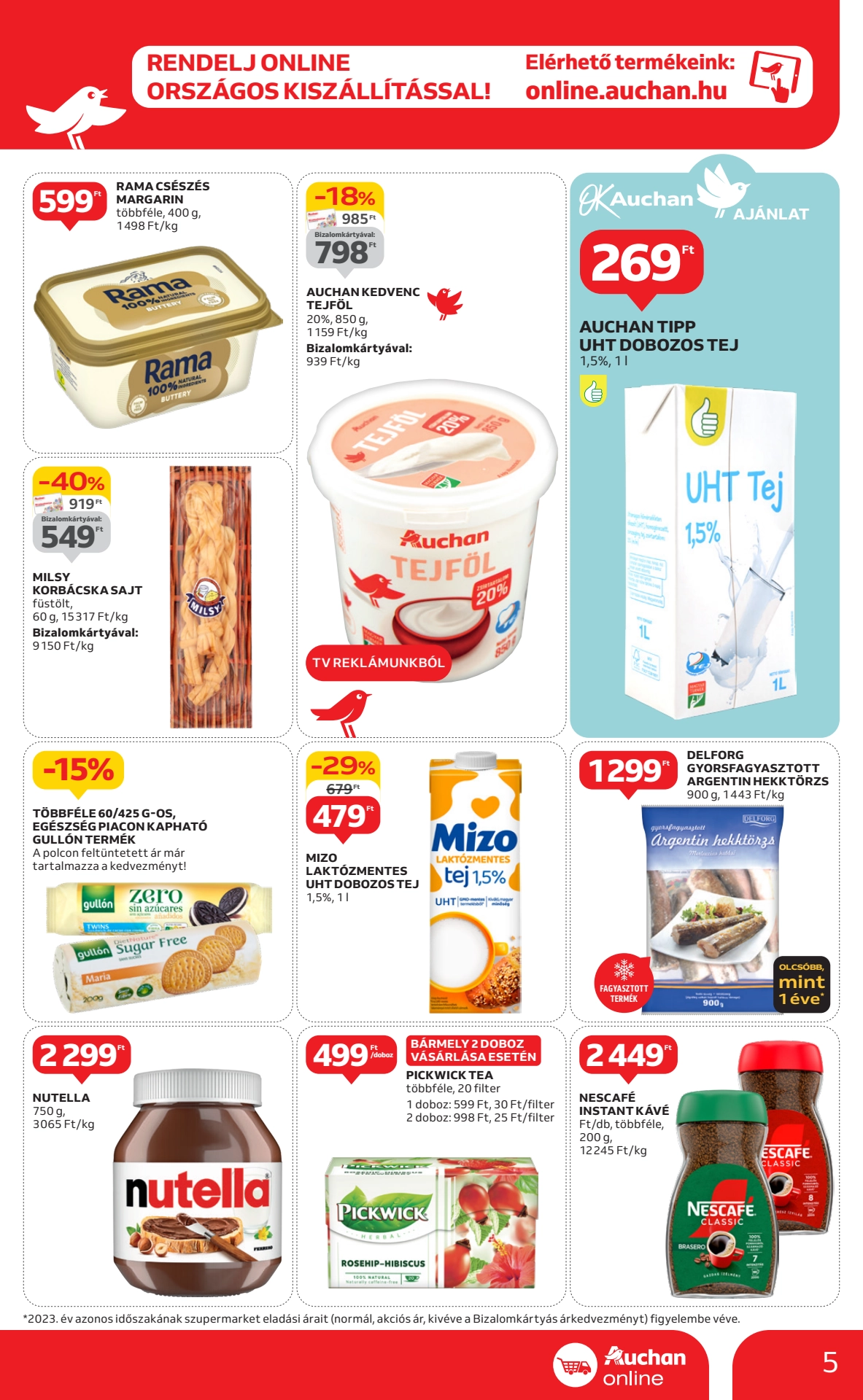 Lapozható Auchan Szupermarket szórólap 2024. 09.12-09.18 - 5. oldal Lapozható Auchan Szupermarket szórólap 2024. 09.12-09.18 - 5. oldal