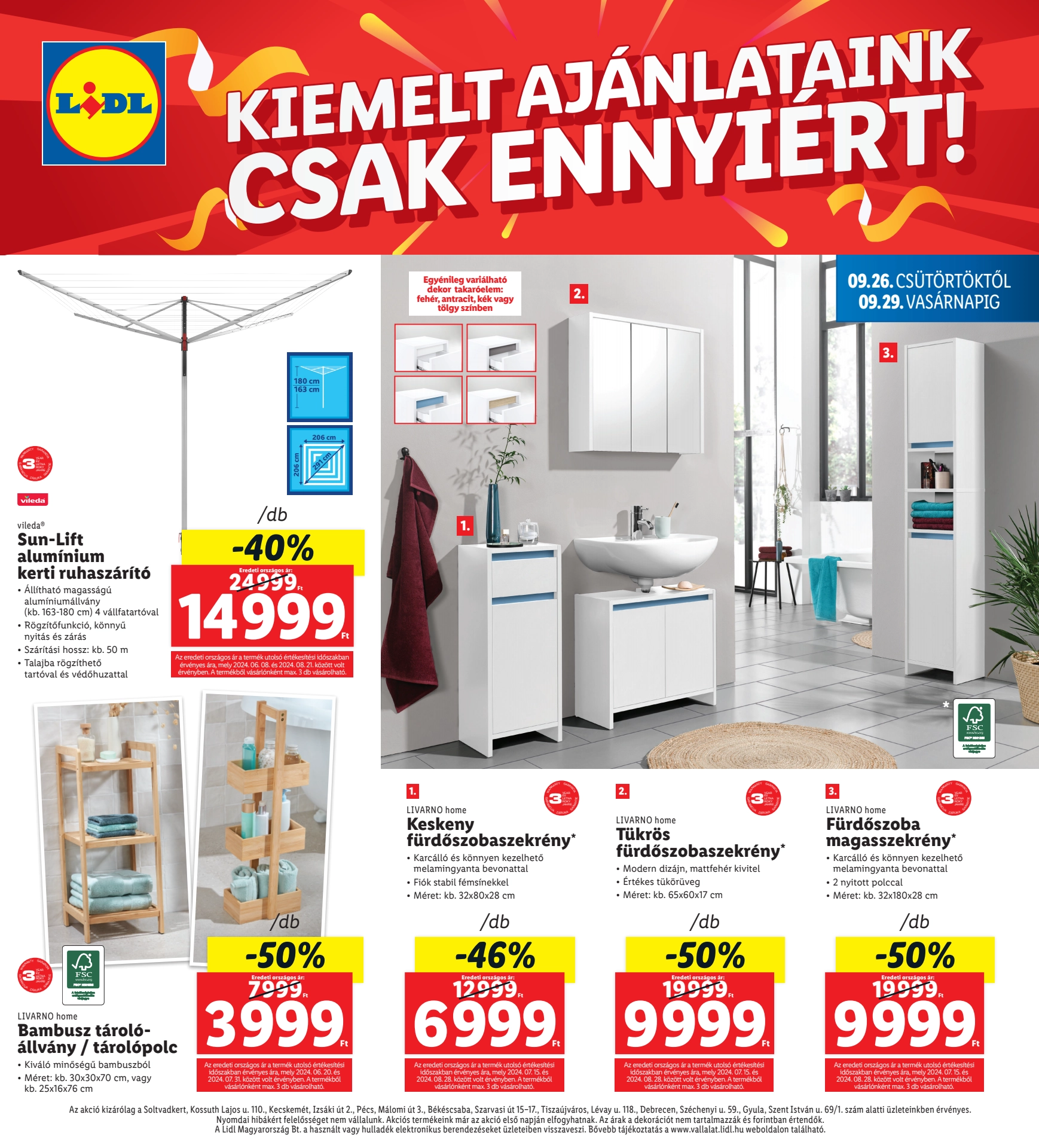 Lapozható Lidl Regionális szórólap 2024. 09.26-09.29 - 4. oldal Lapozható Lidl Regionális szórólap 2024. 09.26-09.29 - 4. oldal