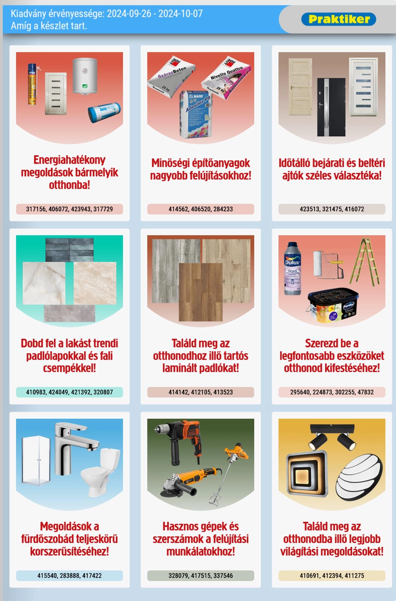 Lapozható Praktiker szórólap 2024. 09.26-10.07 - 3. oldal Lapozható Praktiker szórólap 2024. 09.26-10.07 - 3. oldal