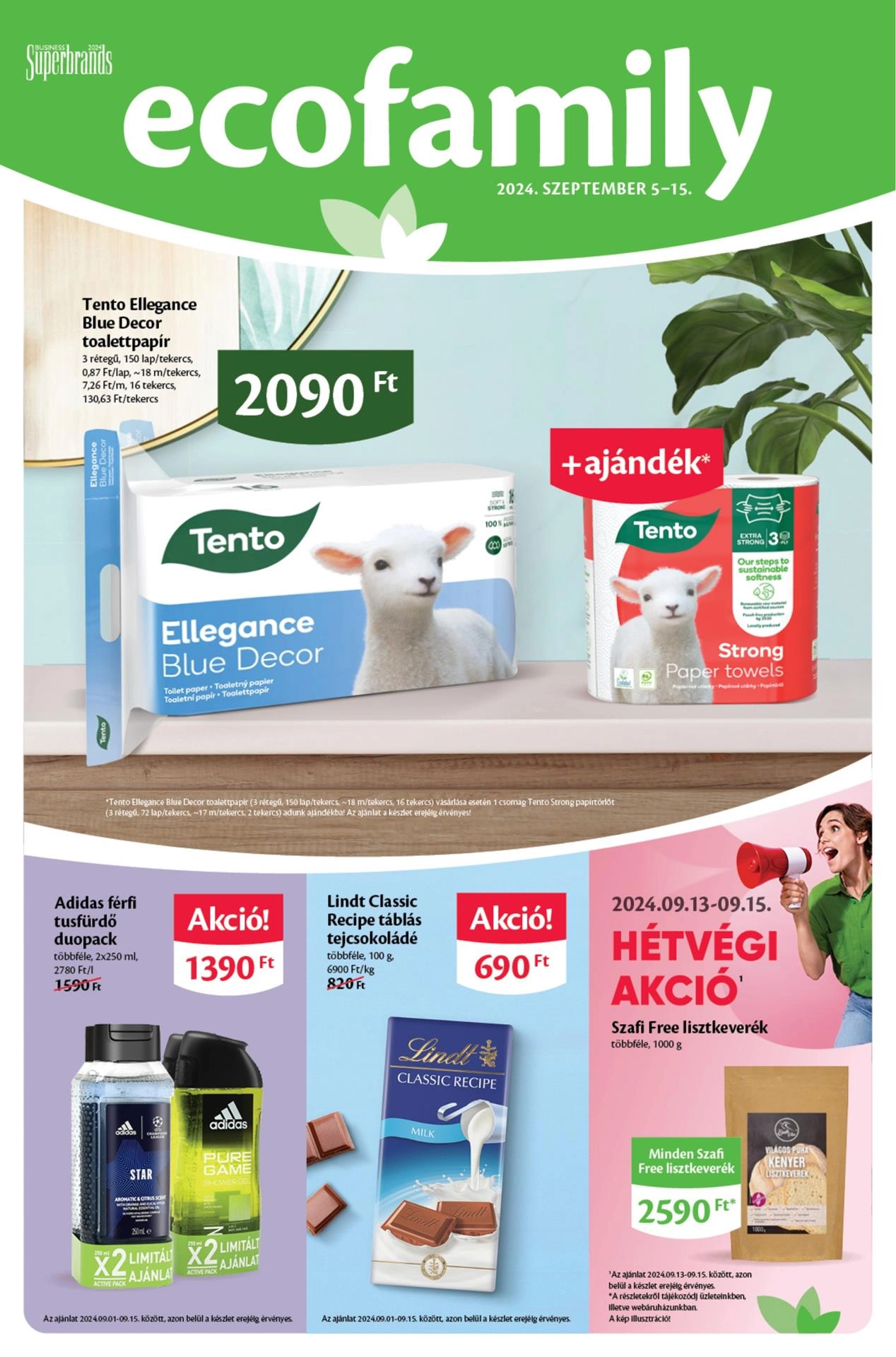 Lapozható Eco Family szórólap 2024. 09.05-09.15 - 1. oldal Lapozható Eco Family szórólap 2024. 09.05-09.15 - 1. oldal