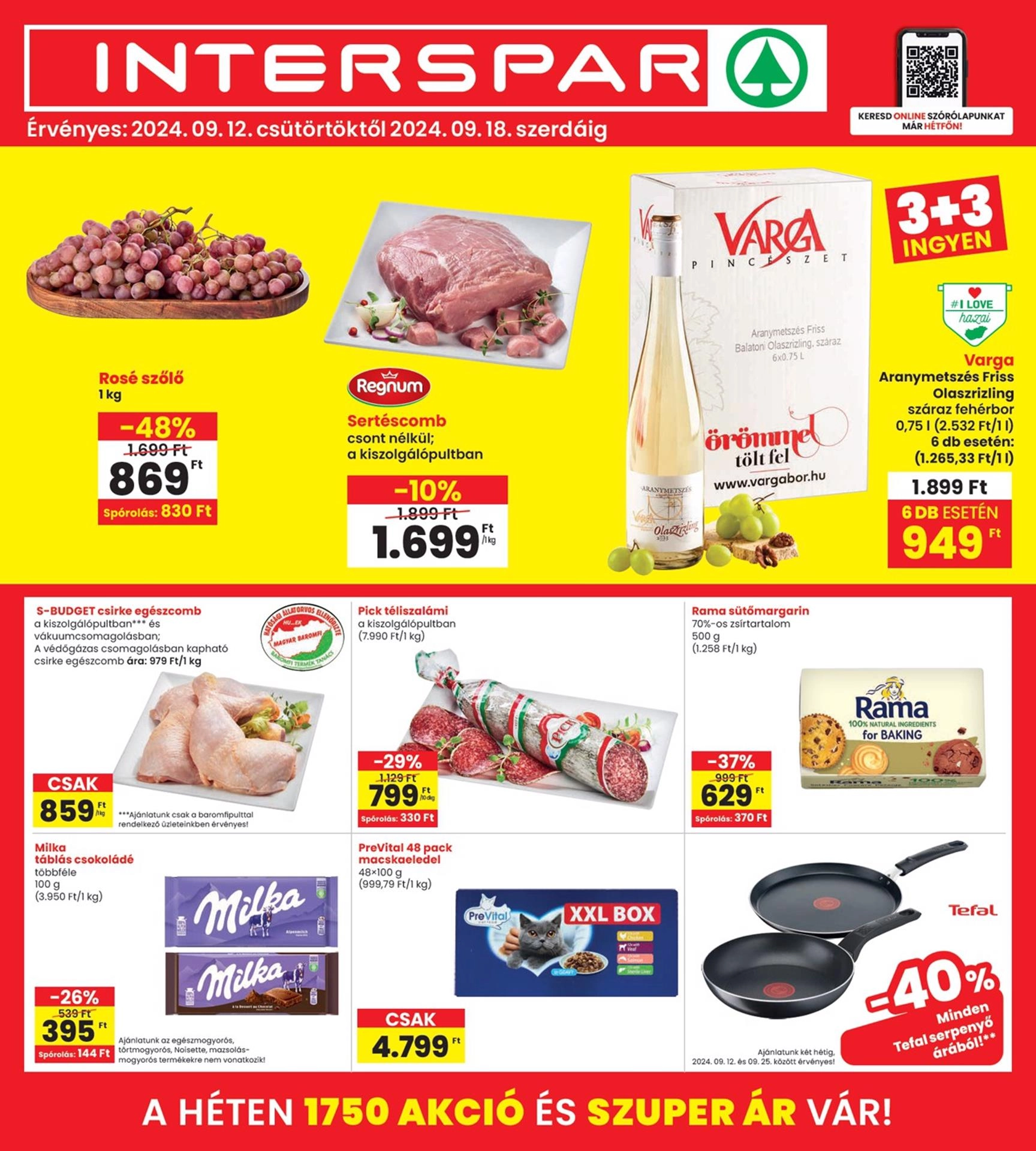 Lapozható Interspar szórólap 2024. 09.12-09.18 - 1. oldal Lapozható Interspar szórólap 2024. 09.12-09.18 - 1. oldal
