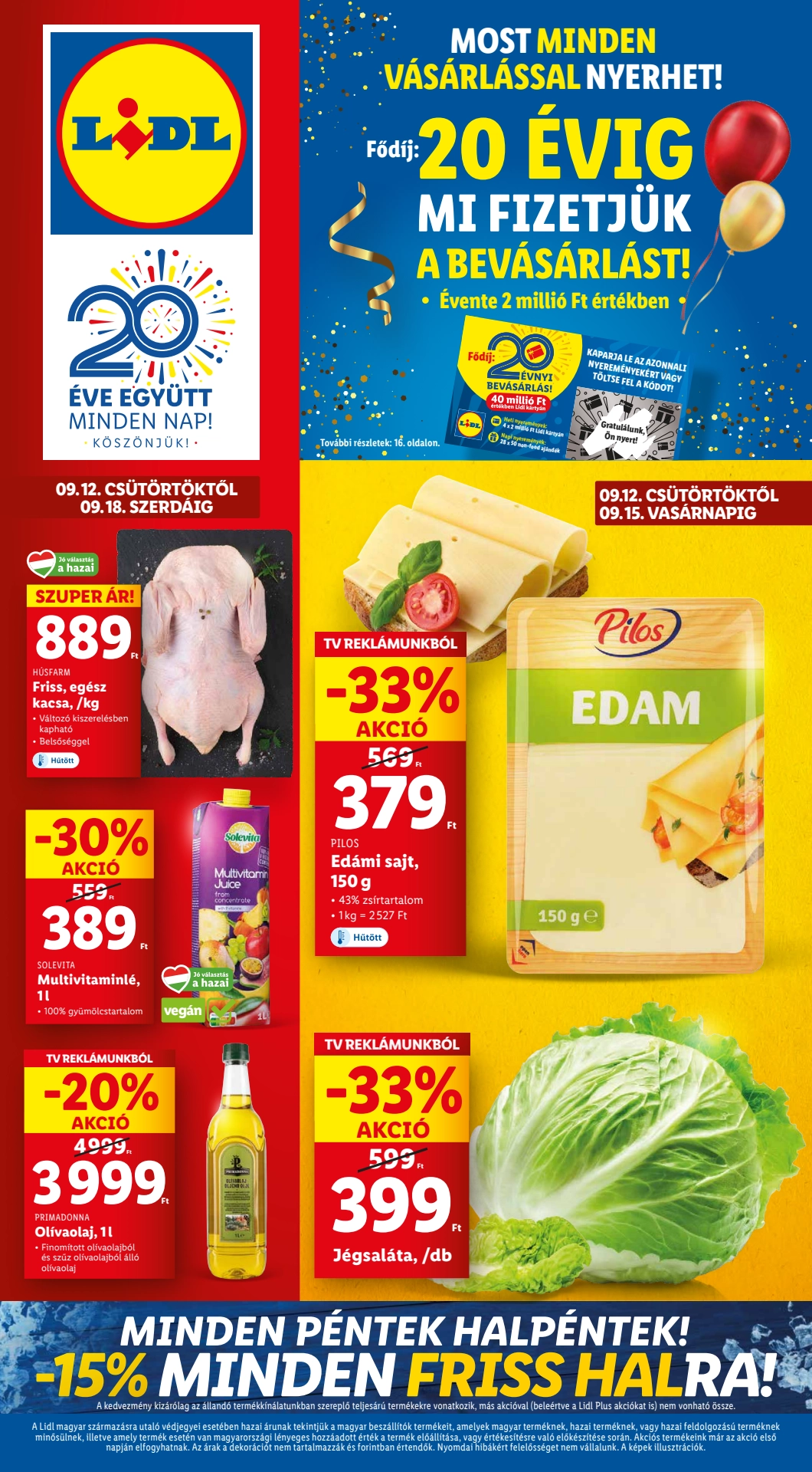 Lapozható Lidl szórólap 2024. 09.12-09.18 - 1. oldal Lapozható Lidl szórólap 2024. 09.12-09.18 - 1. oldal