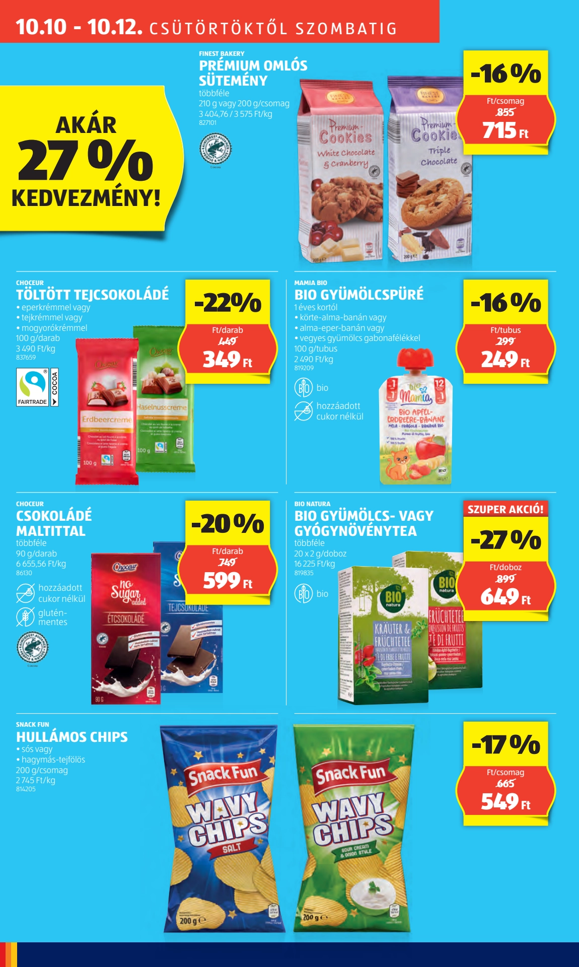 Lapozható Aldi Újranyitási Budapest, Székelyhíd u. 23. szórólap 2024. 10.10 - 4. oldal Lapozható Aldi Újranyitási Budapest, Székelyhíd u. 23. szórólap 2024. 10.10 - 4. oldal