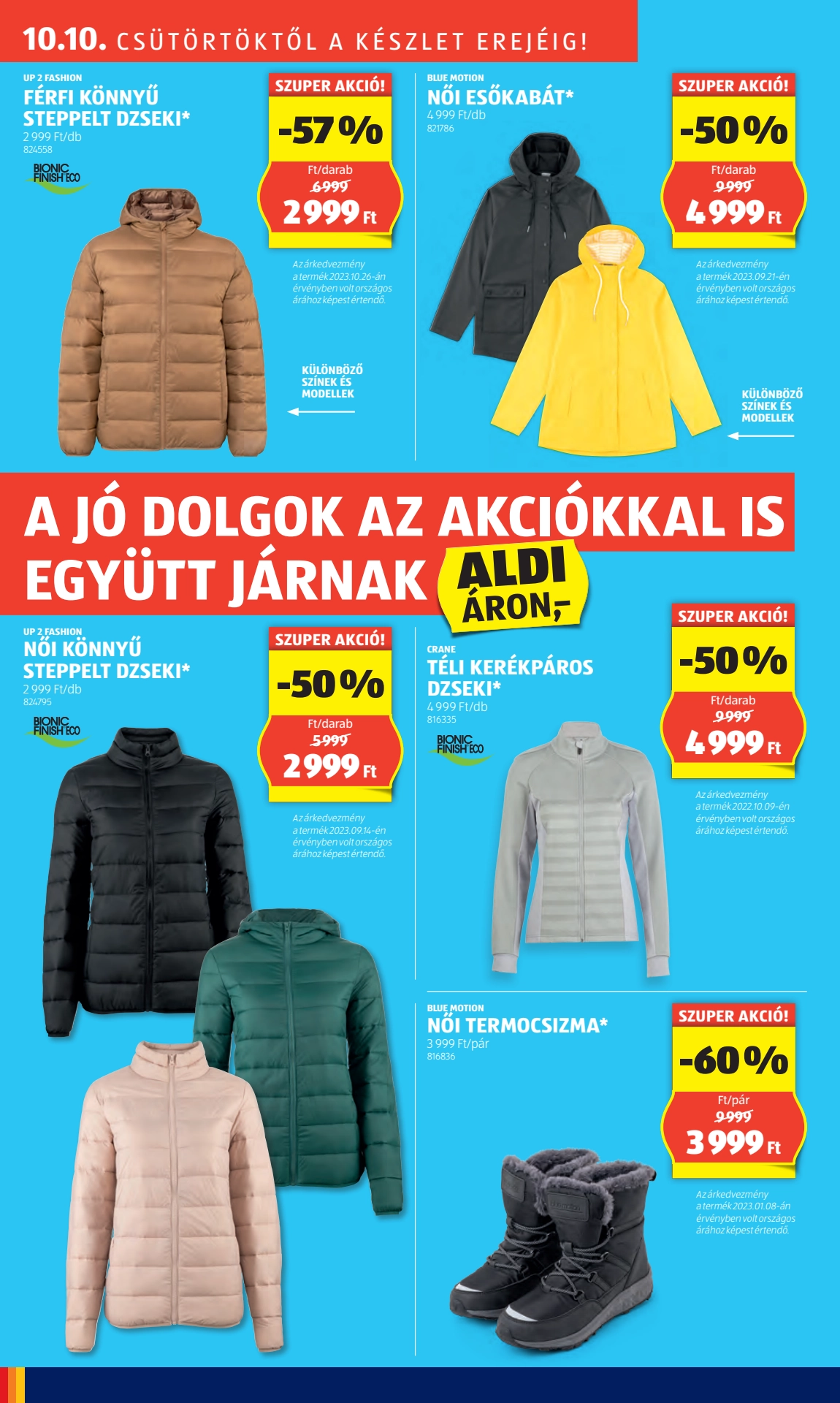 Lapozható Aldi Újranyitási Budapest, Székelyhíd u. 23. szórólap 2024. 10.10 - 14. oldal Lapozható Aldi Újranyitási Budapest, Székelyhíd u. 23. szórólap 2024. 10.10 - 14. oldal