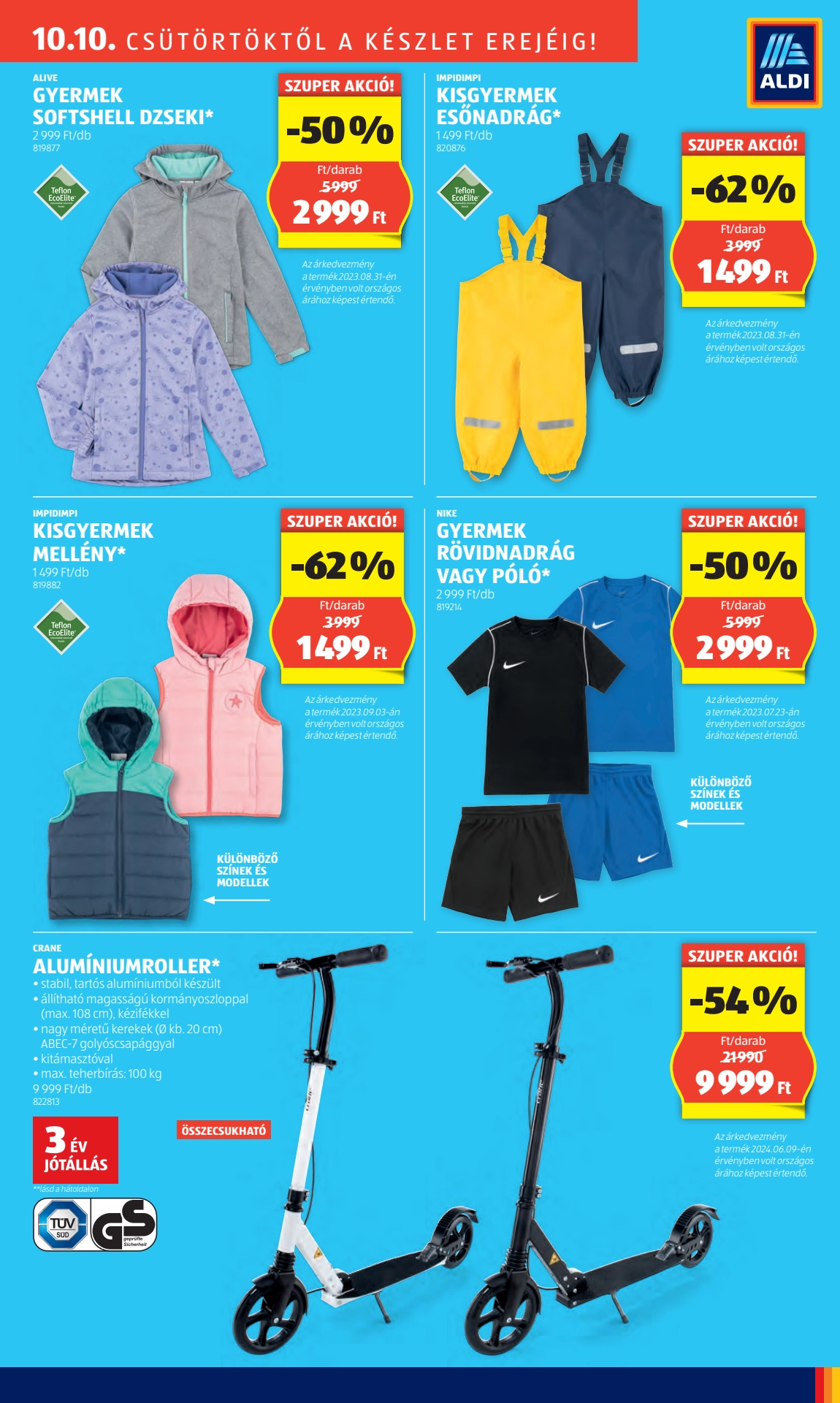 Lapozható Aldi Újranyitási Budapest, Székelyhíd u. 23. szórólap 2024. 10.10 - 15. oldal Lapozható Aldi Újranyitási Budapest, Székelyhíd u. 23. szórólap 2024. 10.10 - 15. oldal