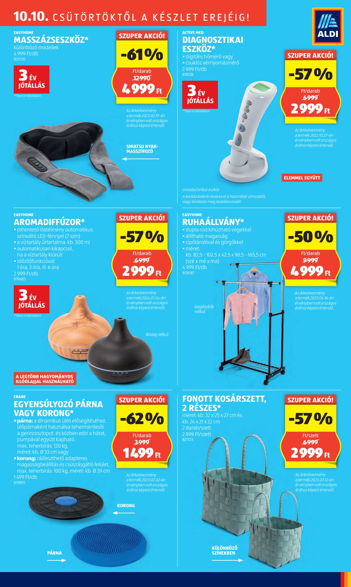 Lapozható Aldi Újranyitási Budapest, Székelyhíd u. 23. szórólap 2024. 10.10 - 13. oldal Lapozható Aldi Újranyitási Budapest, Székelyhíd u. 23. szórólap 2024. 10.10 - 13. oldal