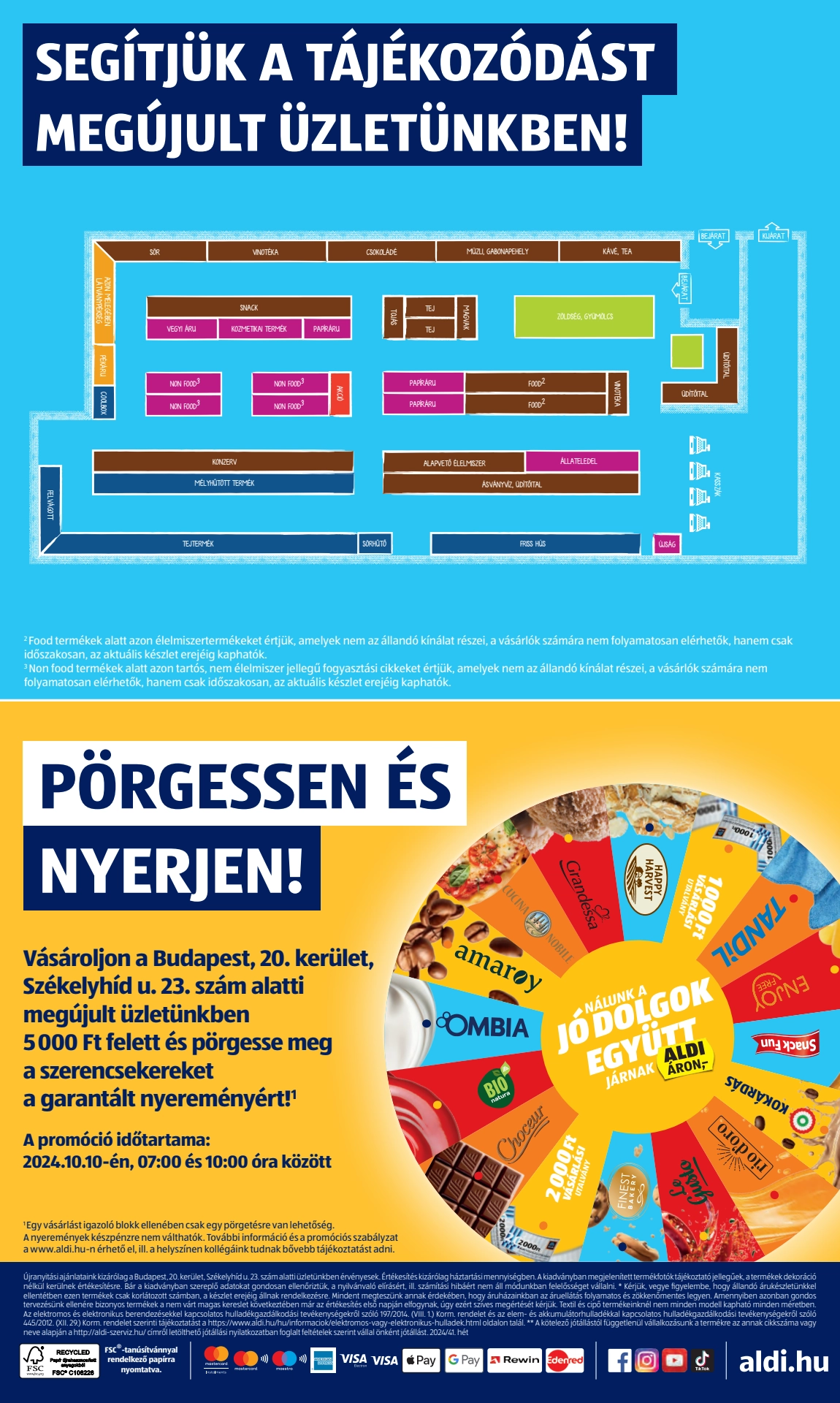 Lapozható Aldi Újranyitási Budapest, Székelyhíd u. 23. szórólap 2024. 10.10 - 16. oldal Lapozható Aldi Újranyitási Budapest, Székelyhíd u. 23. szórólap 2024. 10.10 - 16. oldal