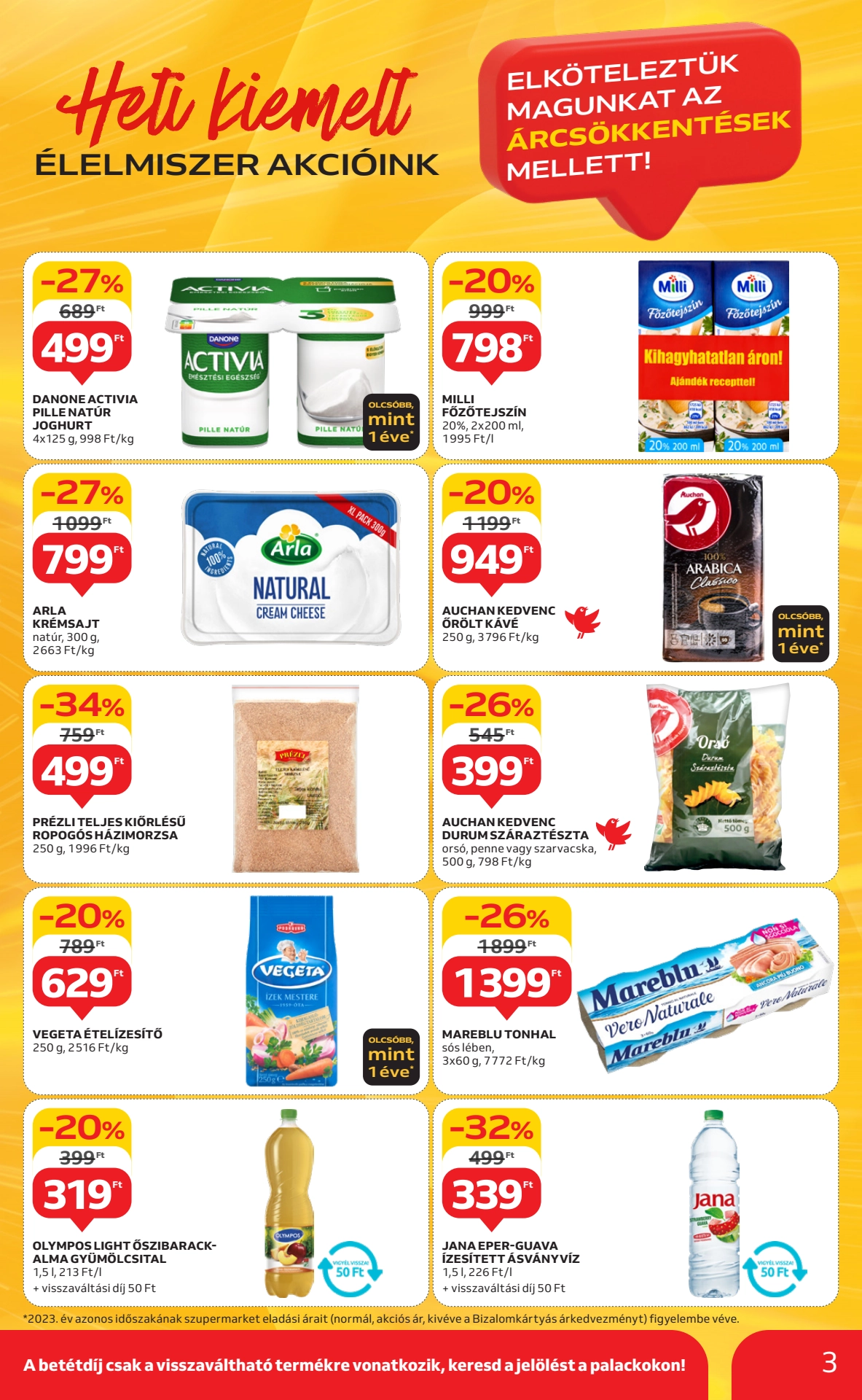 Lapozható Auchan Szupermarket szórólap 2024. 10.10-10.16 - 3. oldal Lapozható Auchan Szupermarket szórólap 2024. 10.10-10.16 - 3. oldal
