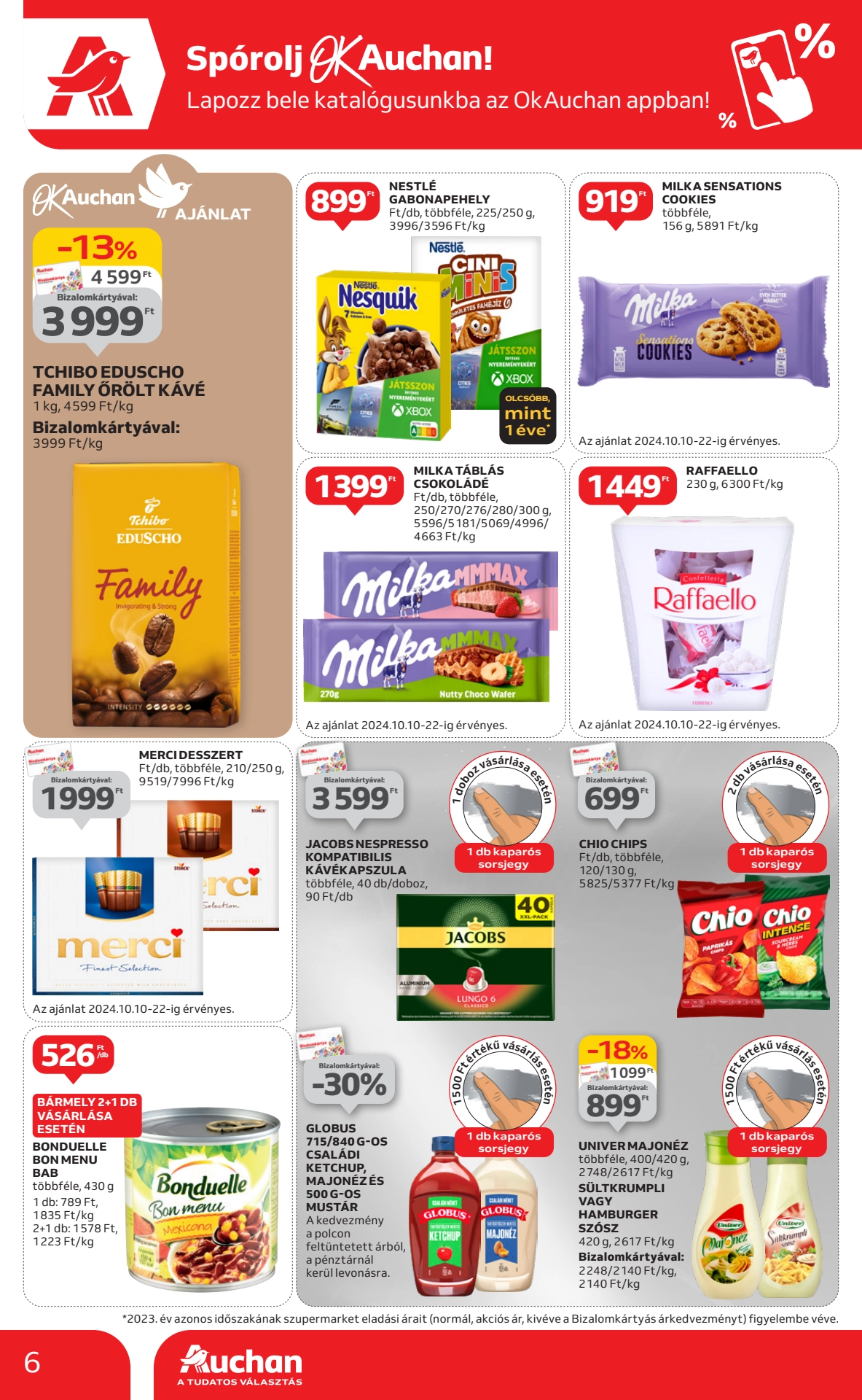 Lapozható Auchan Szupermarket szórólap 2024. 10.10-10.16 - 6. oldal Lapozható Auchan Szupermarket szórólap 2024. 10.10-10.16 - 6. oldal