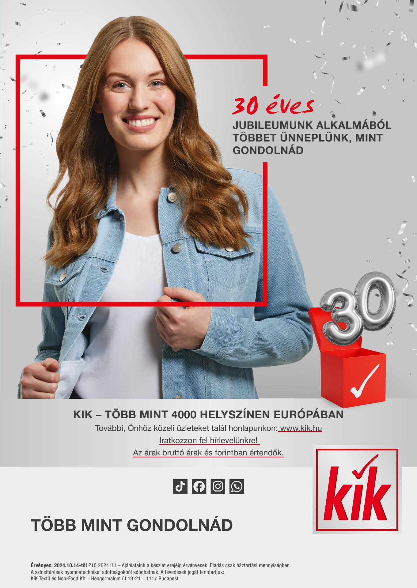 Lapozható Kik Textil szórólap 2024. 10.14 - 25. oldal Lapozható Kik Textil szórólap 2024. 10.14 - 25. oldal