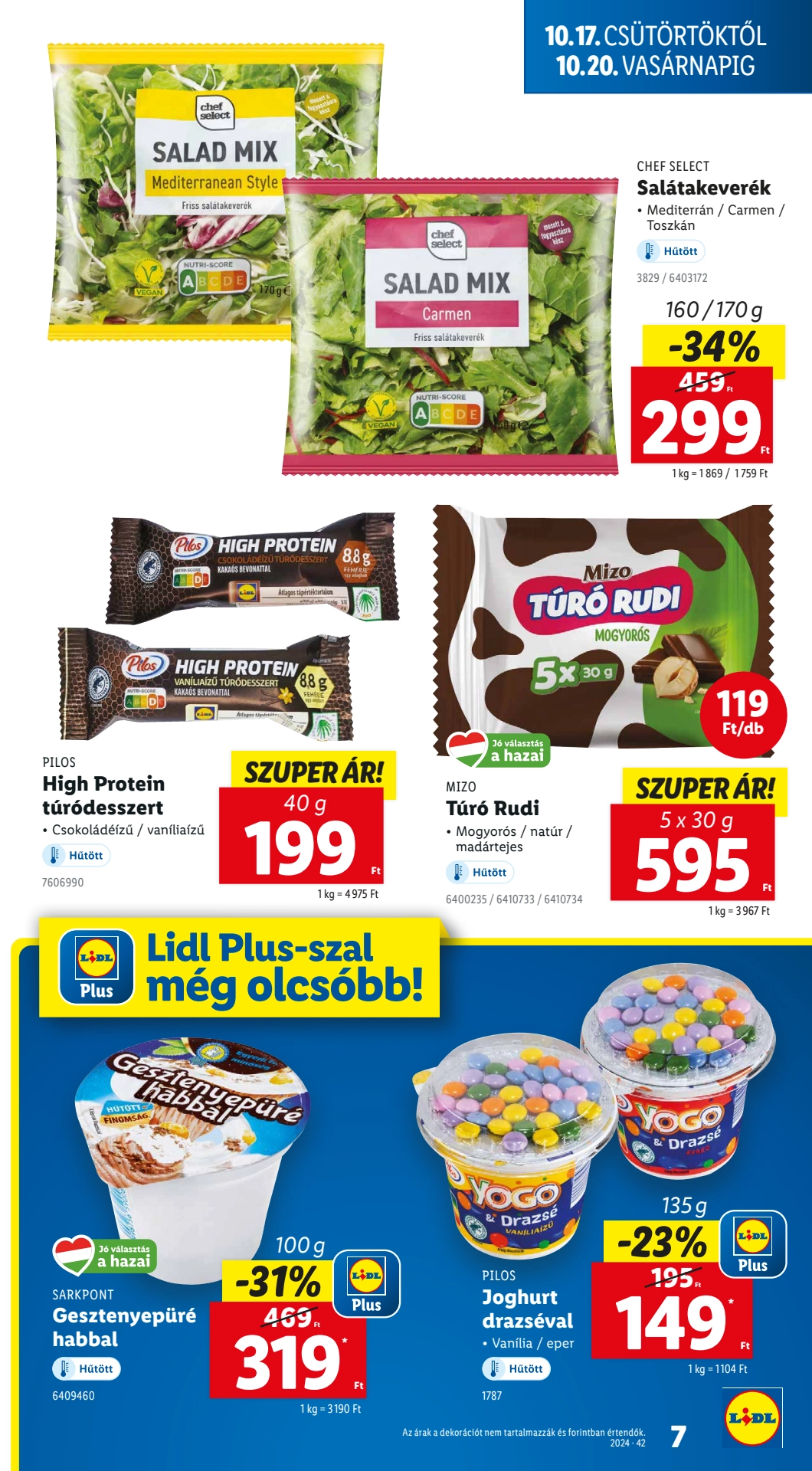Lapozható Lidl szórólap 2024. 10.17-10.22 - 7. oldal Lapozható Lidl szórólap 2024. 10.17-10.22 - 7. oldal