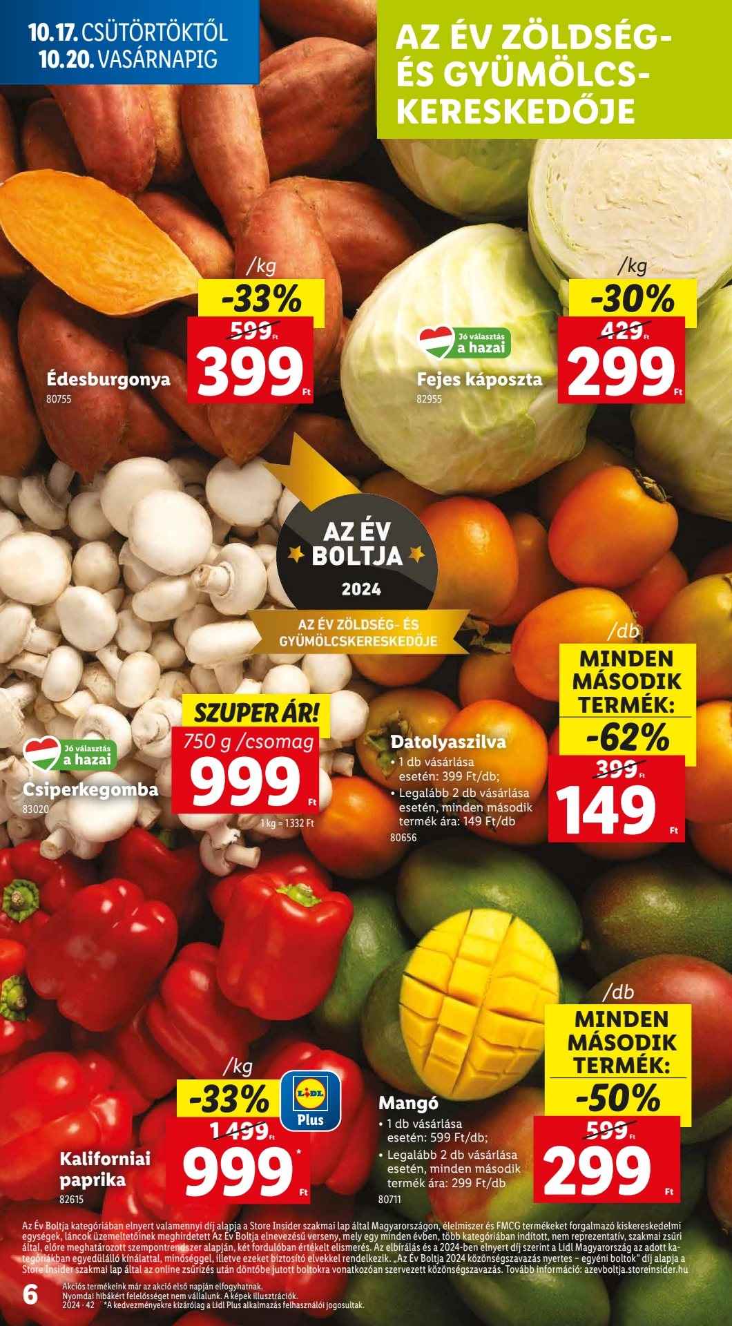 Lapozható Lidl szórólap 2024. 10.17-10.22 - 6. oldal Lapozható Lidl szórólap 2024. 10.17-10.22 - 6. oldal