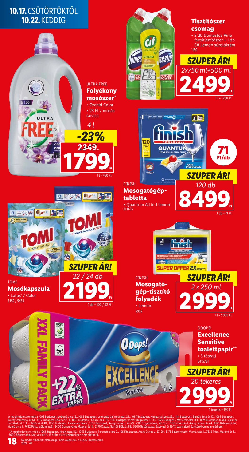 Lapozható Lidl szórólap 2024. 10.17-10.22 - 18. oldal Lapozható Lidl szórólap 2024. 10.17-10.22 - 18. oldal