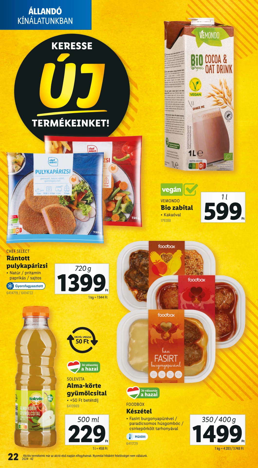 Lapozható Lidl szórólap 2024. 10.17-10.22 - 22. oldal Lapozható Lidl szórólap 2024. 10.17-10.22 - 22. oldal
