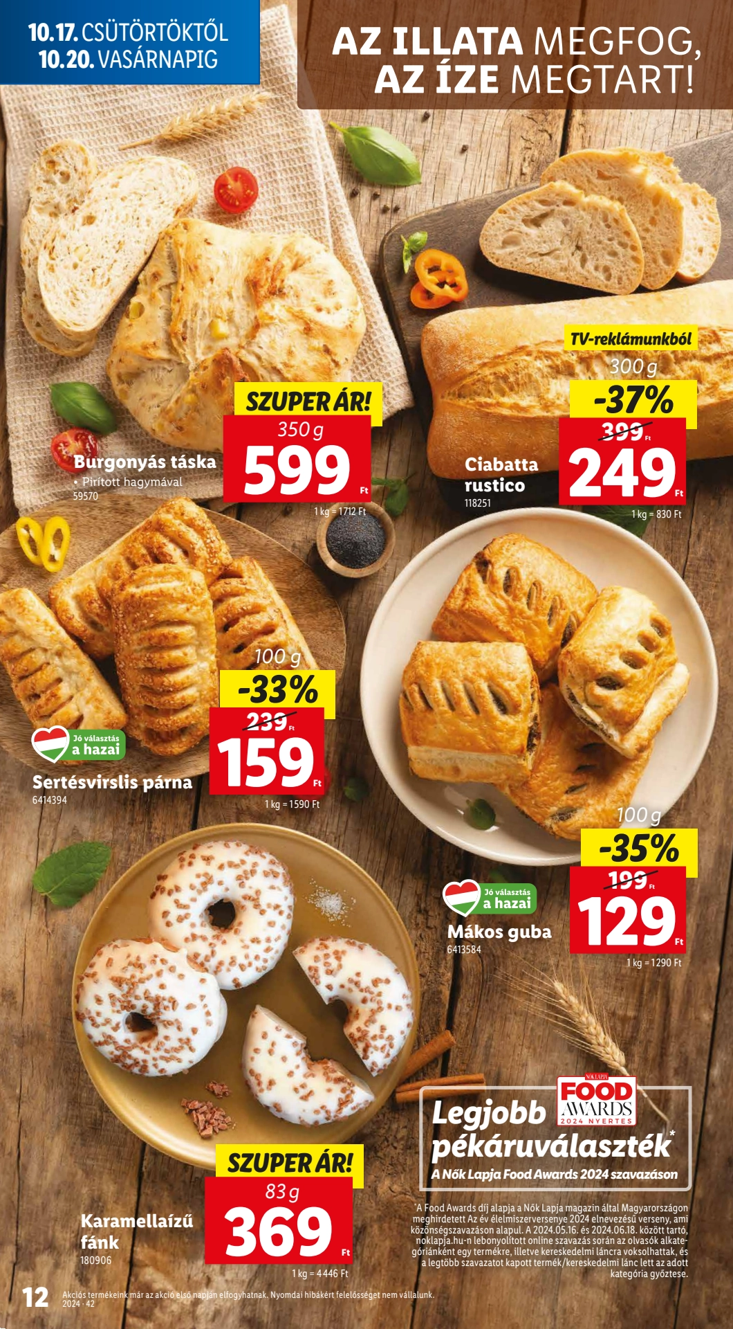 Lapozható Lidl szórólap 2024. 10.17-10.22 - 12. oldal Lapozható Lidl szórólap 2024. 10.17-10.22 - 12. oldal