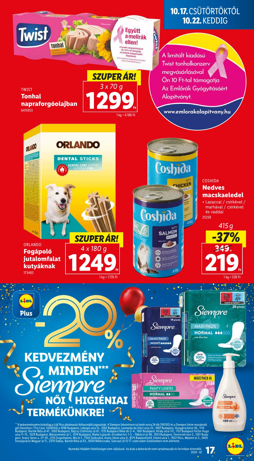 Lapozható Lidl szórólap 2024. 10.17-10.22 - 17. oldal Lapozható Lidl szórólap 2024. 10.17-10.22 - 17. oldal