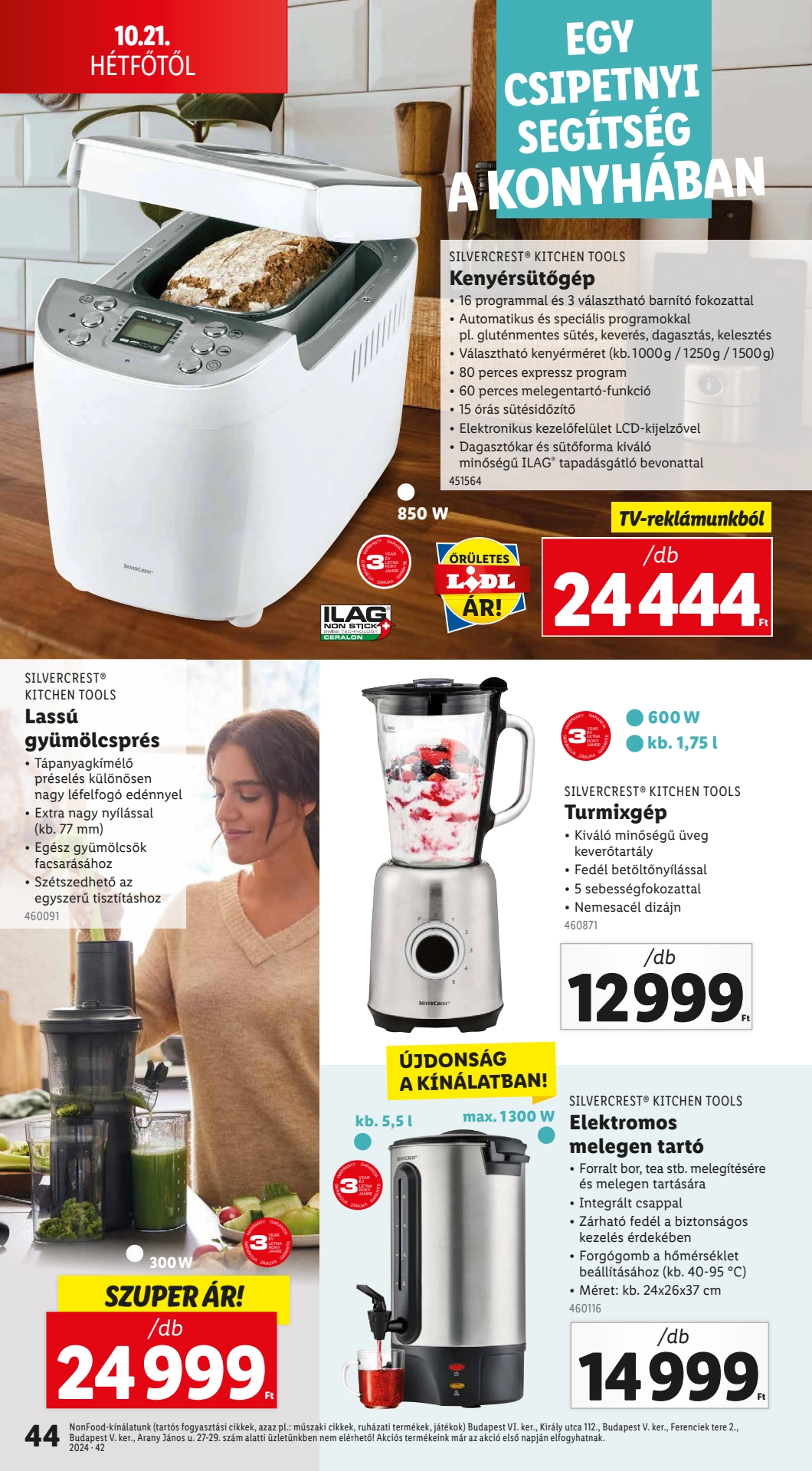 Lapozható Lidl szórólap 2024. 10.17-10.22 - 44. oldal Lapozható Lidl szórólap 2024. 10.17-10.22 - 44. oldal