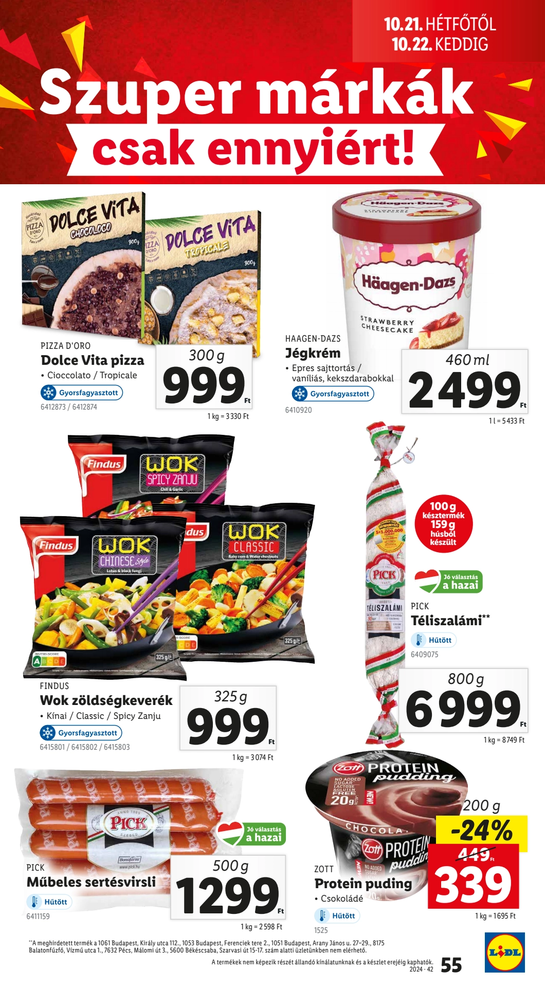 Lapozható Lidl szórólap 2024. 10.17-10.22 - 55. oldal Lapozható Lidl szórólap 2024. 10.17-10.22 - 55. oldal