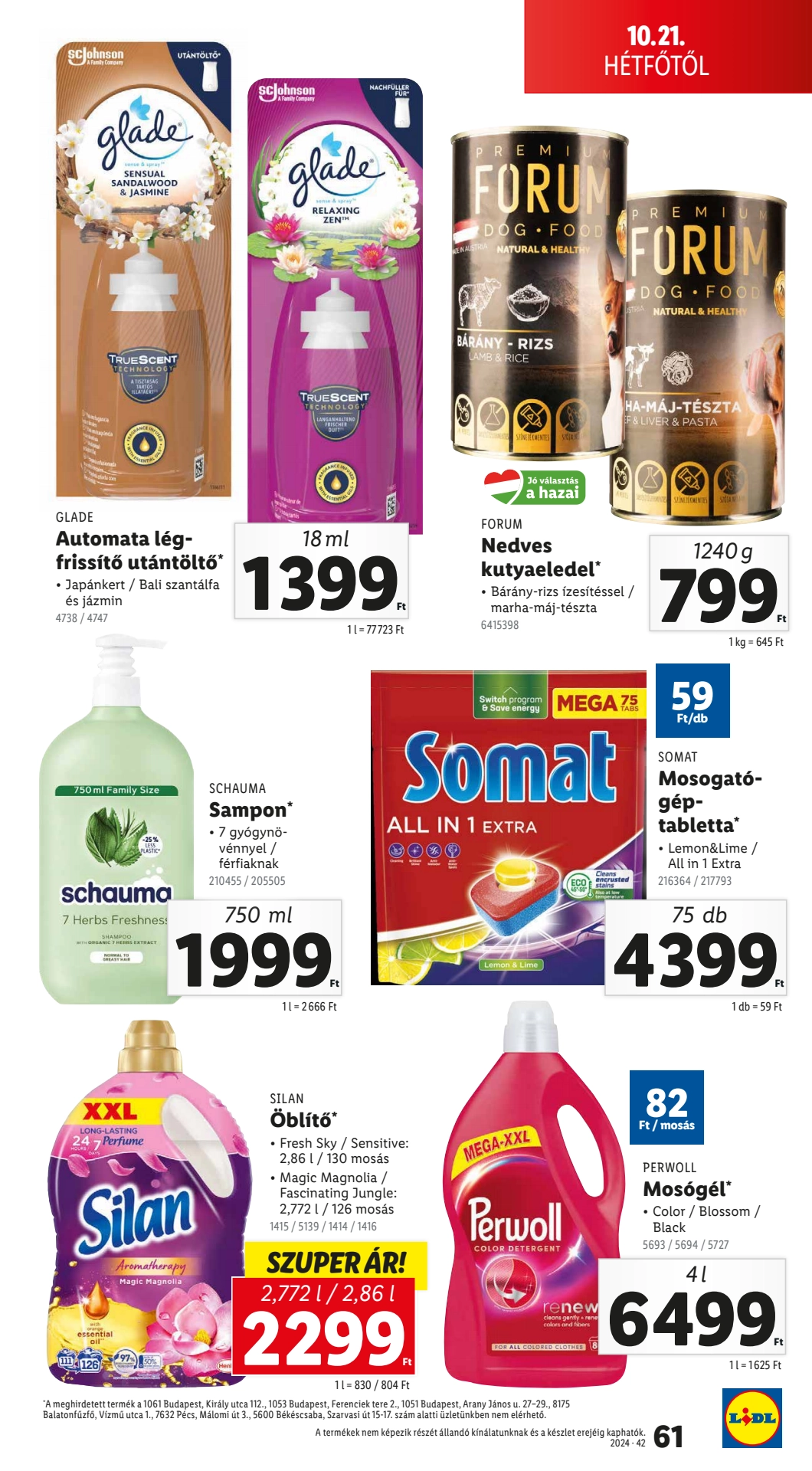 Lapozható Lidl szórólap 2024. 10.17-10.22 - 61. oldal Lapozható Lidl szórólap 2024. 10.17-10.22 - 61. oldal