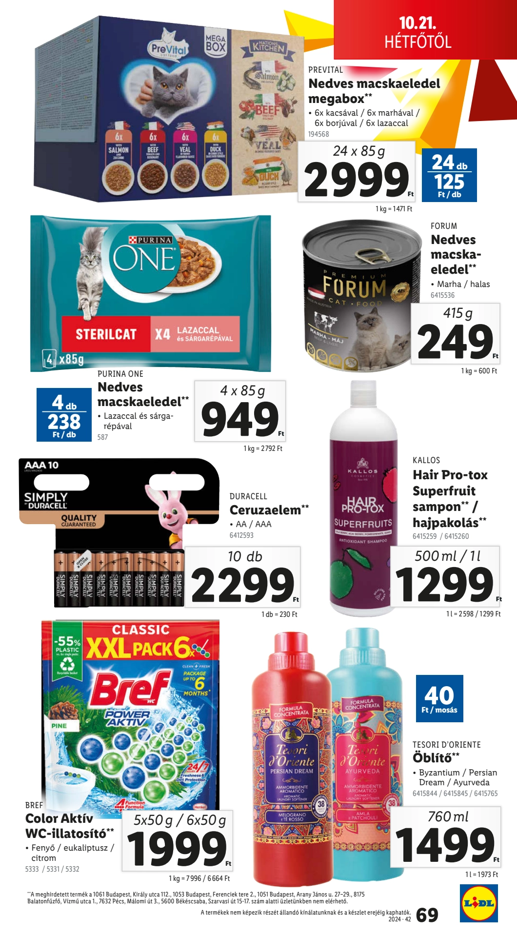Lapozható Lidl szórólap 2024. 10.17-10.22 - 69. oldal Lapozható Lidl szórólap 2024. 10.17-10.22 - 69. oldal