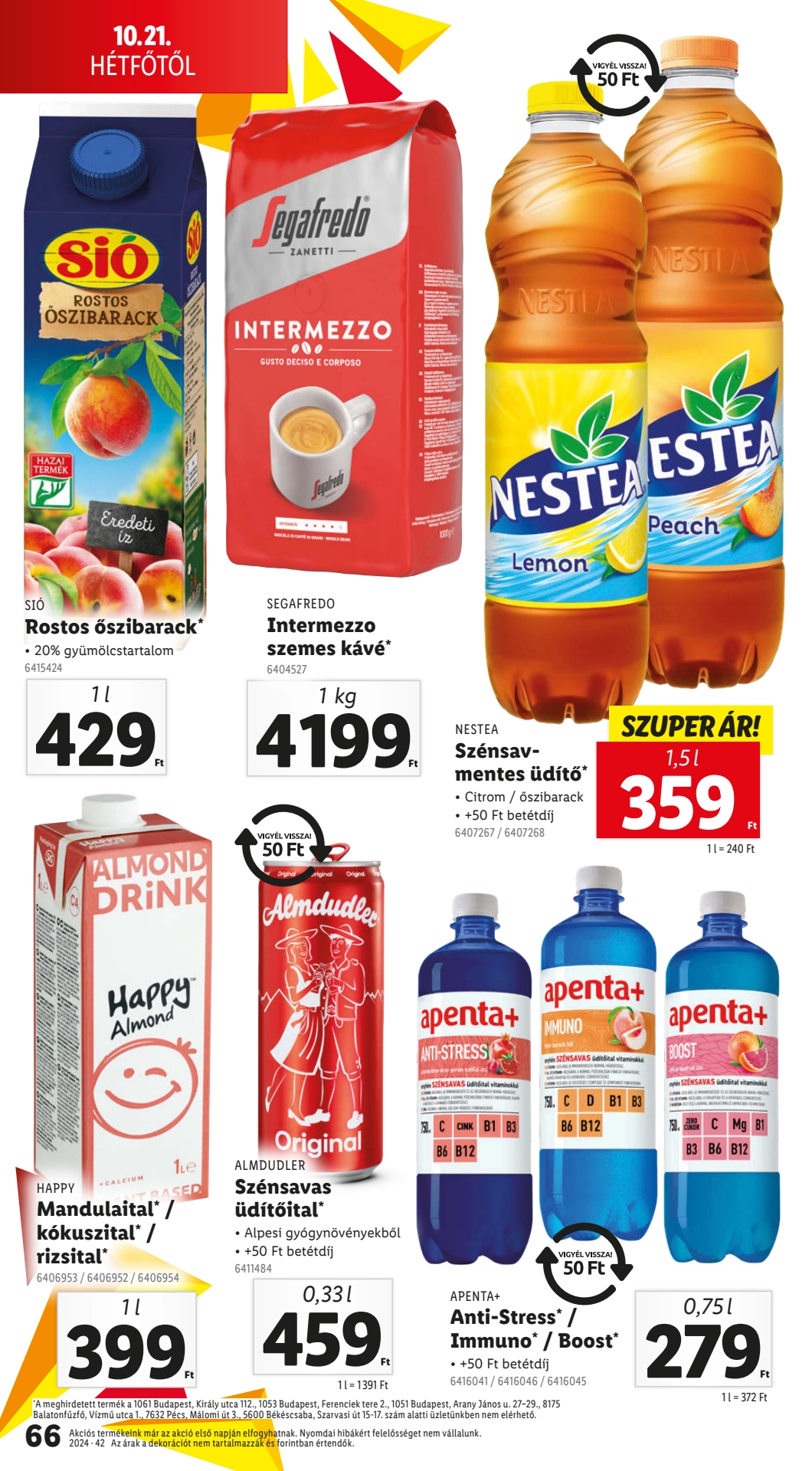 Lapozható Lidl szórólap 2024. 10.17-10.22 - 66. oldal Lapozható Lidl szórólap 2024. 10.17-10.22 - 66. oldal